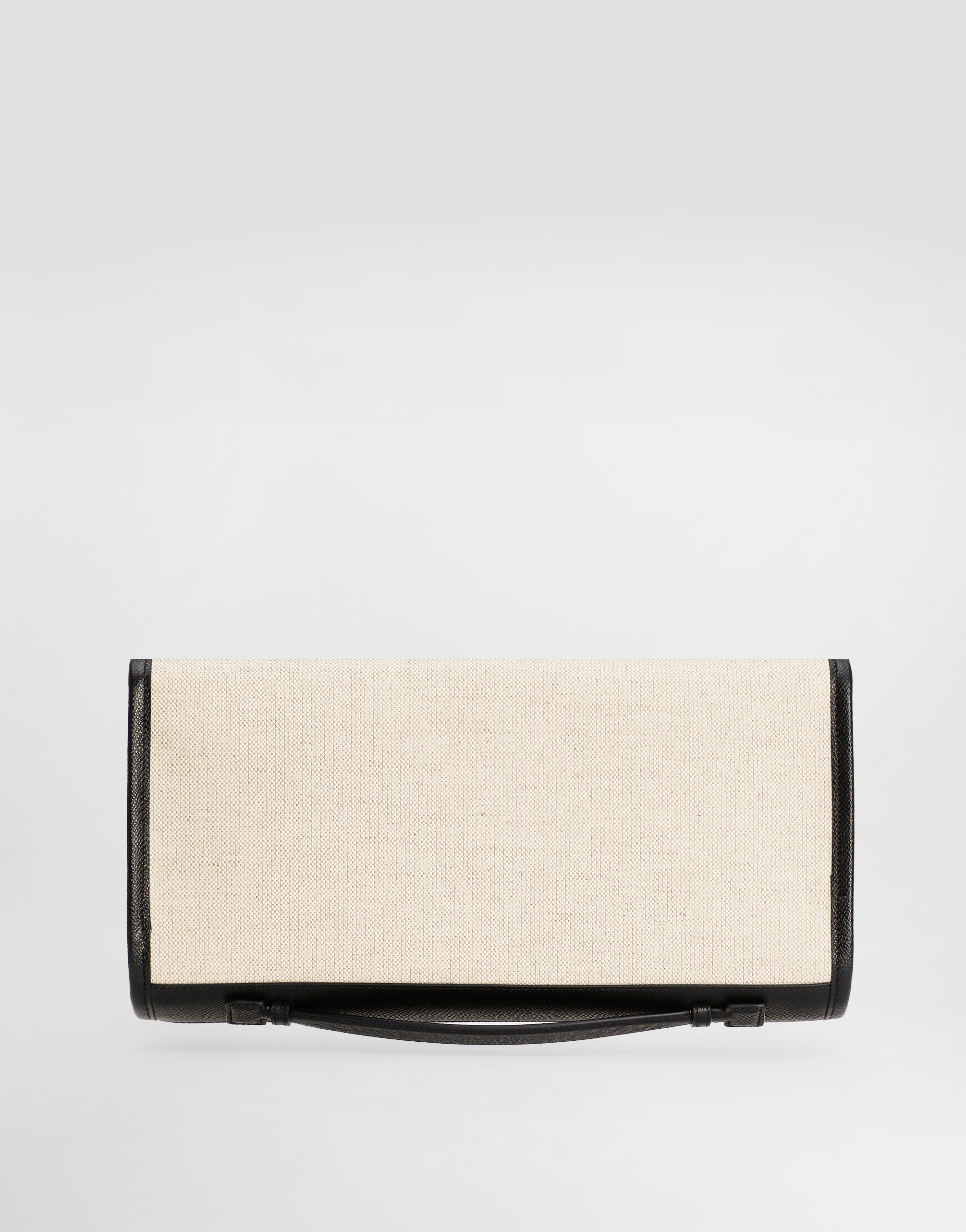 Dolce & Gabbana Atene Salt&pepper And Calfskin Necessaire
