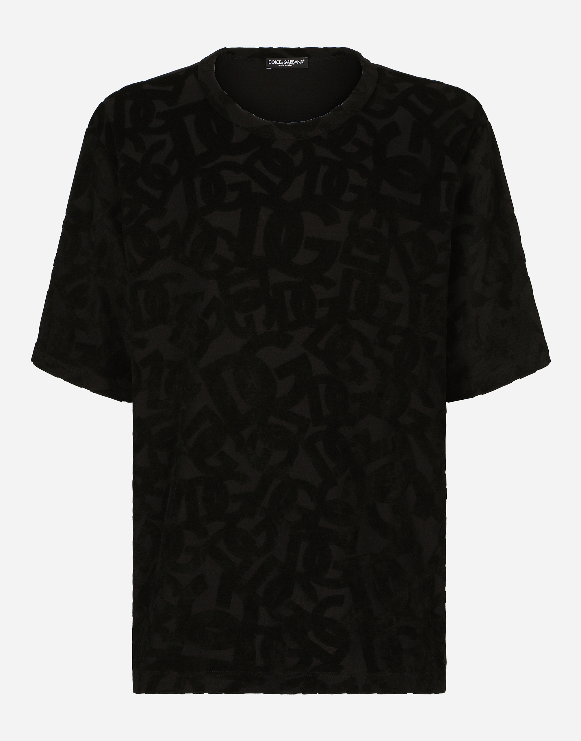 DOLCE&GABBANA DGフロックオールオーバープリント 半袖 Tシャツ G8ON4TFJ7DK_N0000_0.jpg