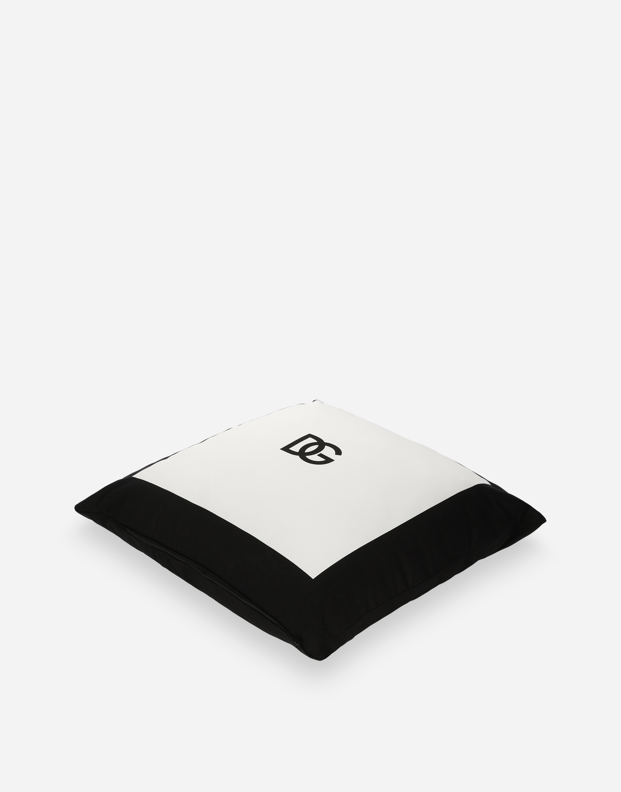 Dolce & Gabbana Cotton Gabardine Cushion Large In Multicolor