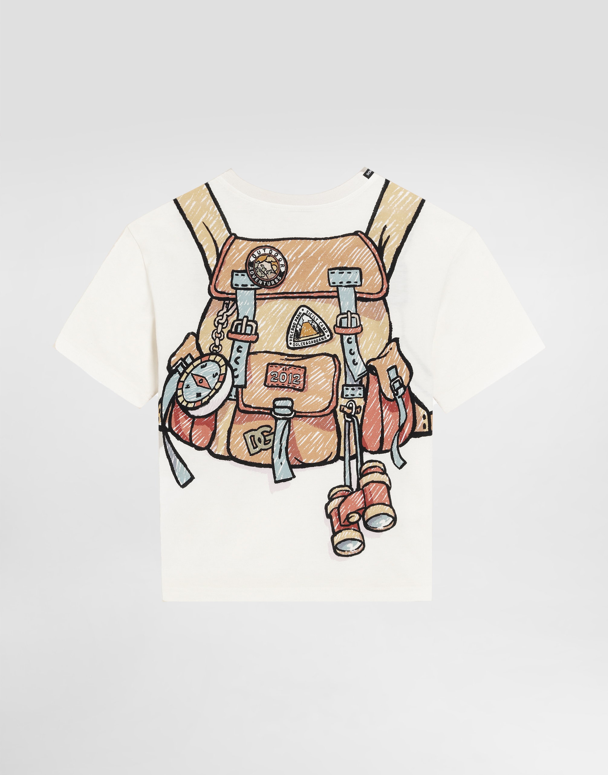 Jerseyt-shirt with backpack print
