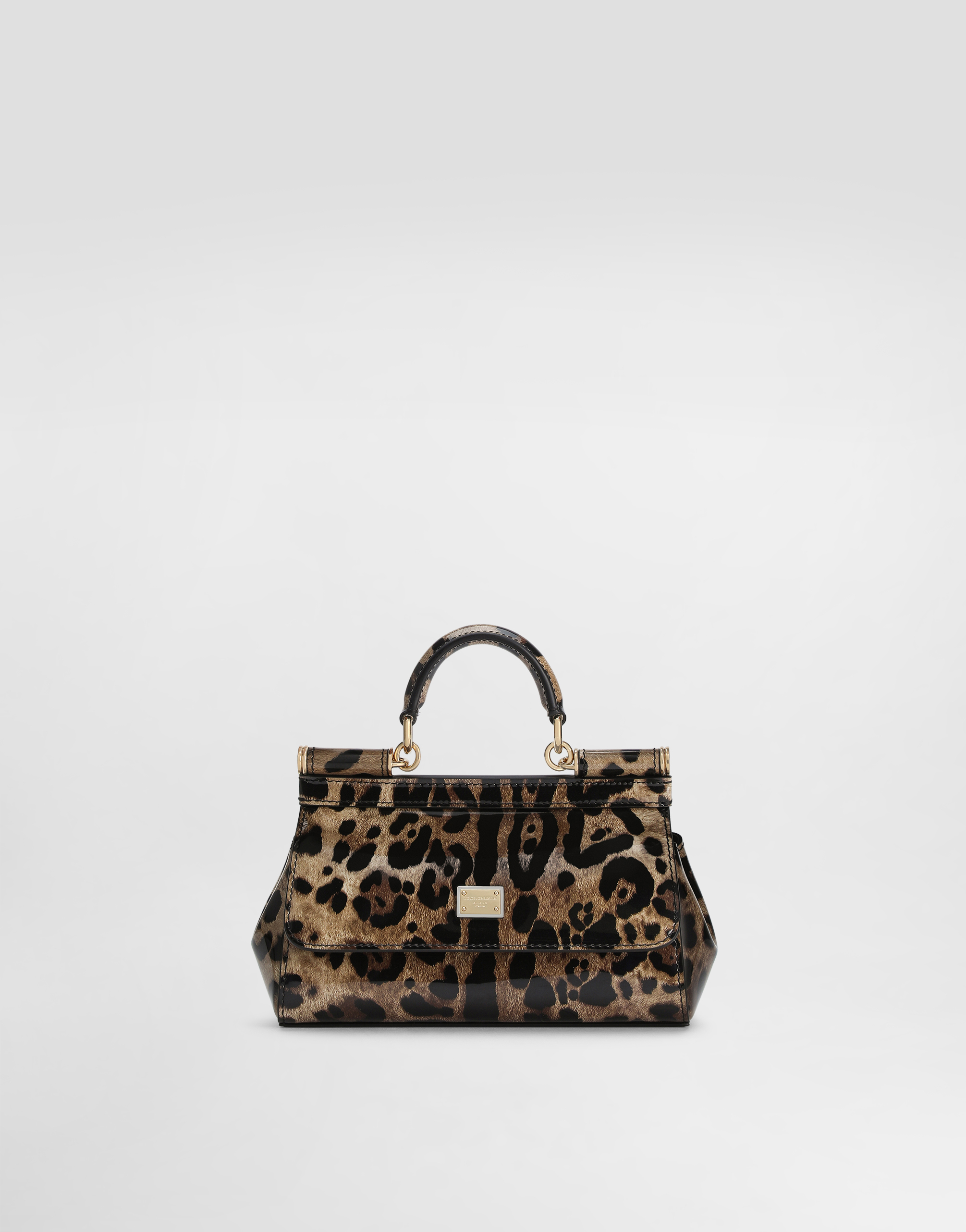 Dolce & Gabbana Small Sicily Handbag In Animal Print