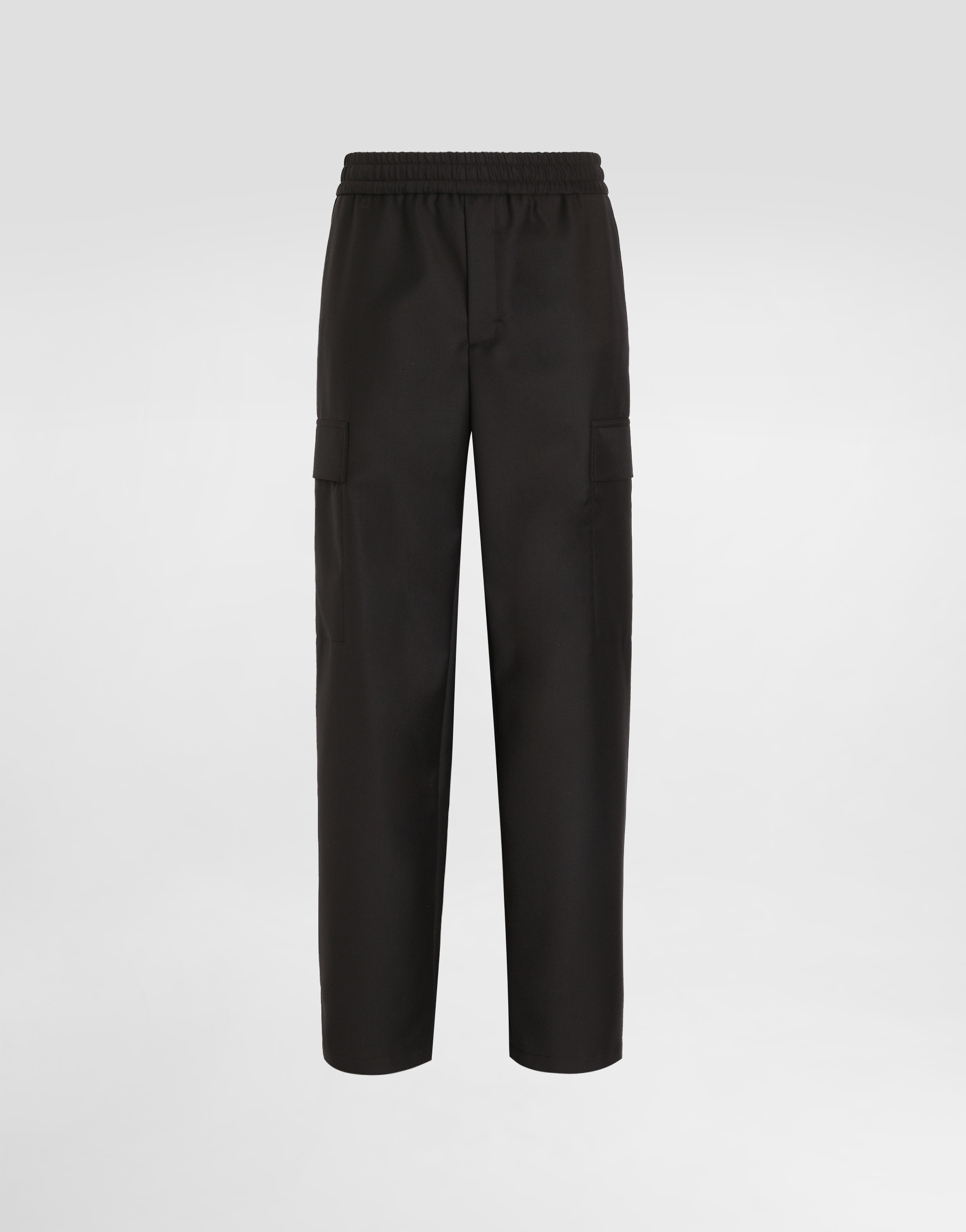 Dolce & Gabbana Wool Cargo Pants - Man Pants And Shorts Black