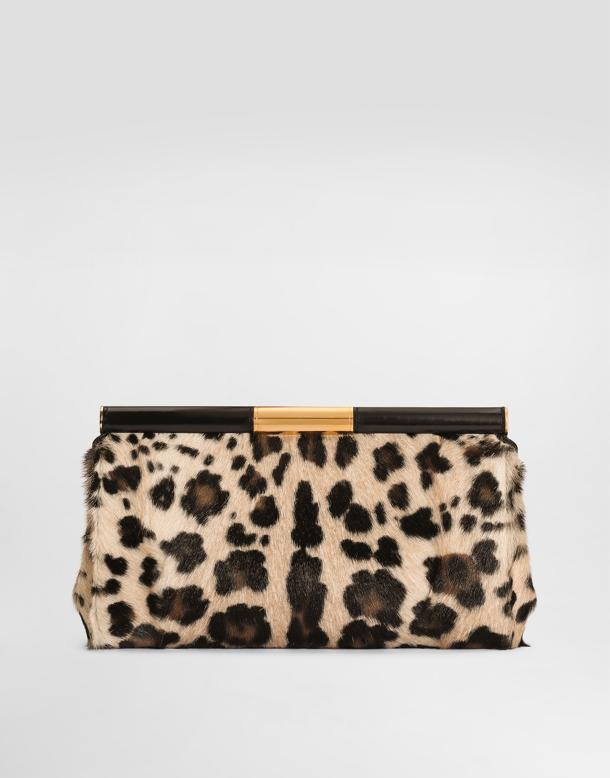  Dolce & Gabbana Marlene Shoulder Bag In Leo Kid Leather - Woman Clutches And Mini Bags Multicolor Onesize 