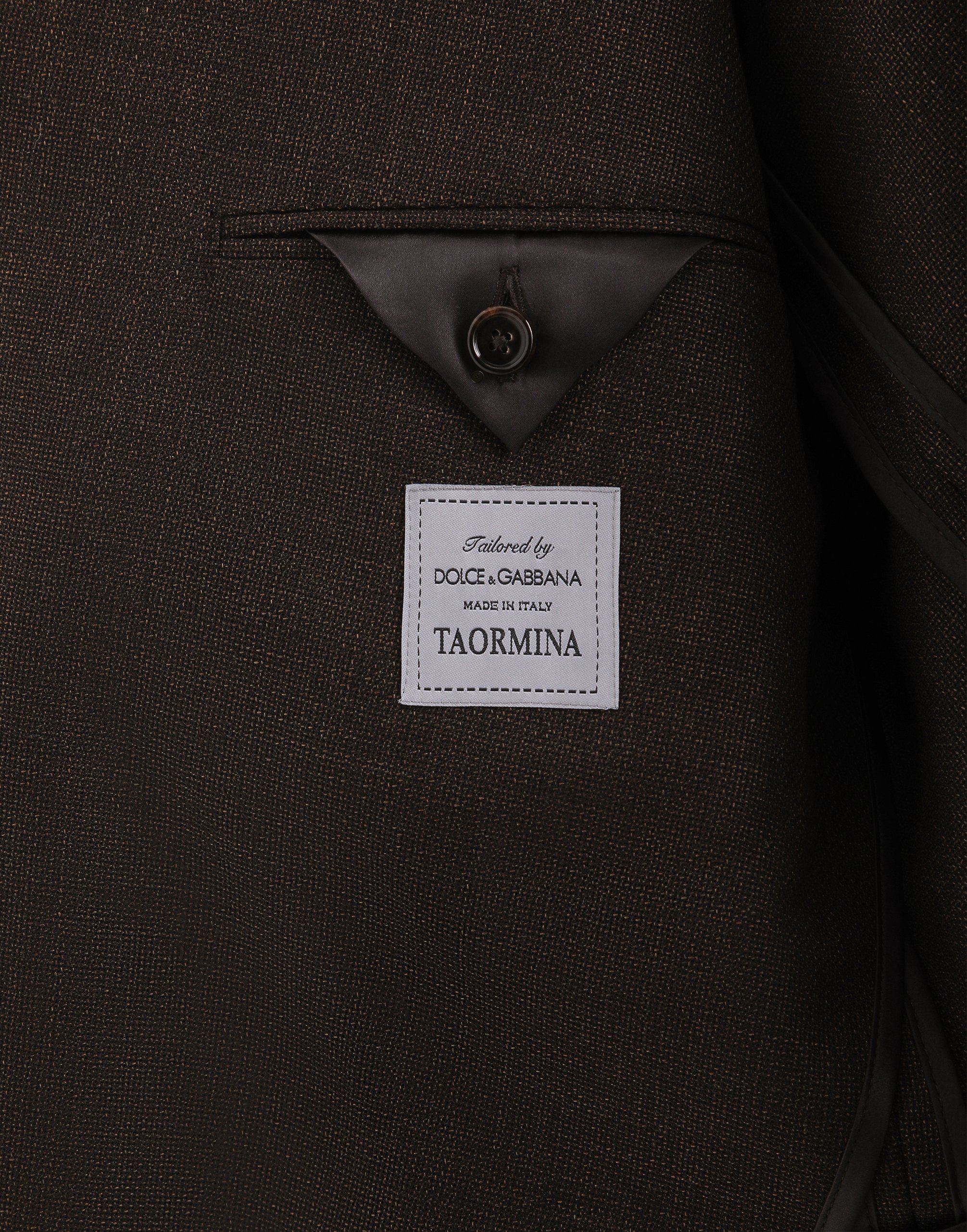 Double-breasted taormina wool jacket