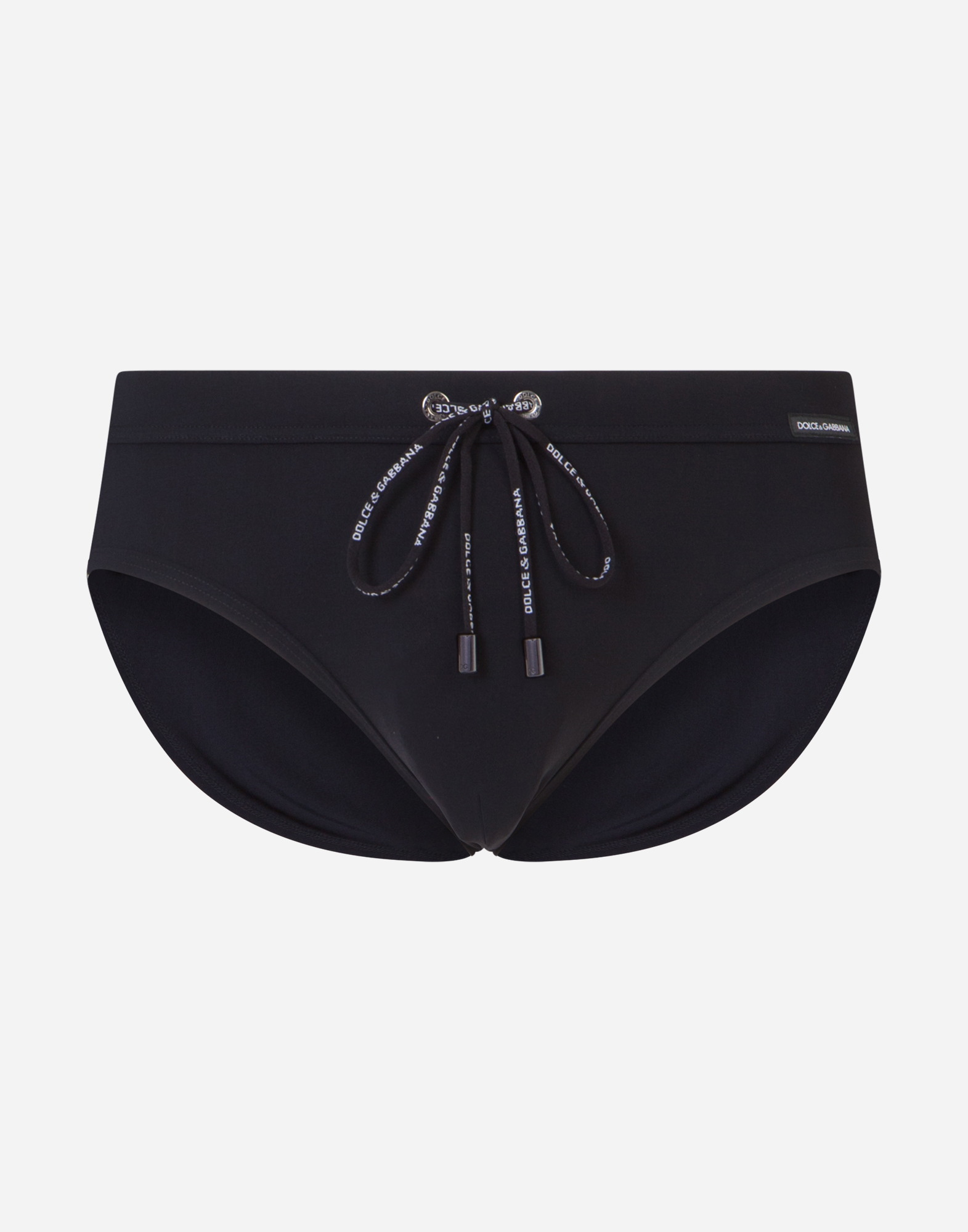 Dolce & Gabbana Dolce&gabbana Mantechnical Fabric Black Swimsuit