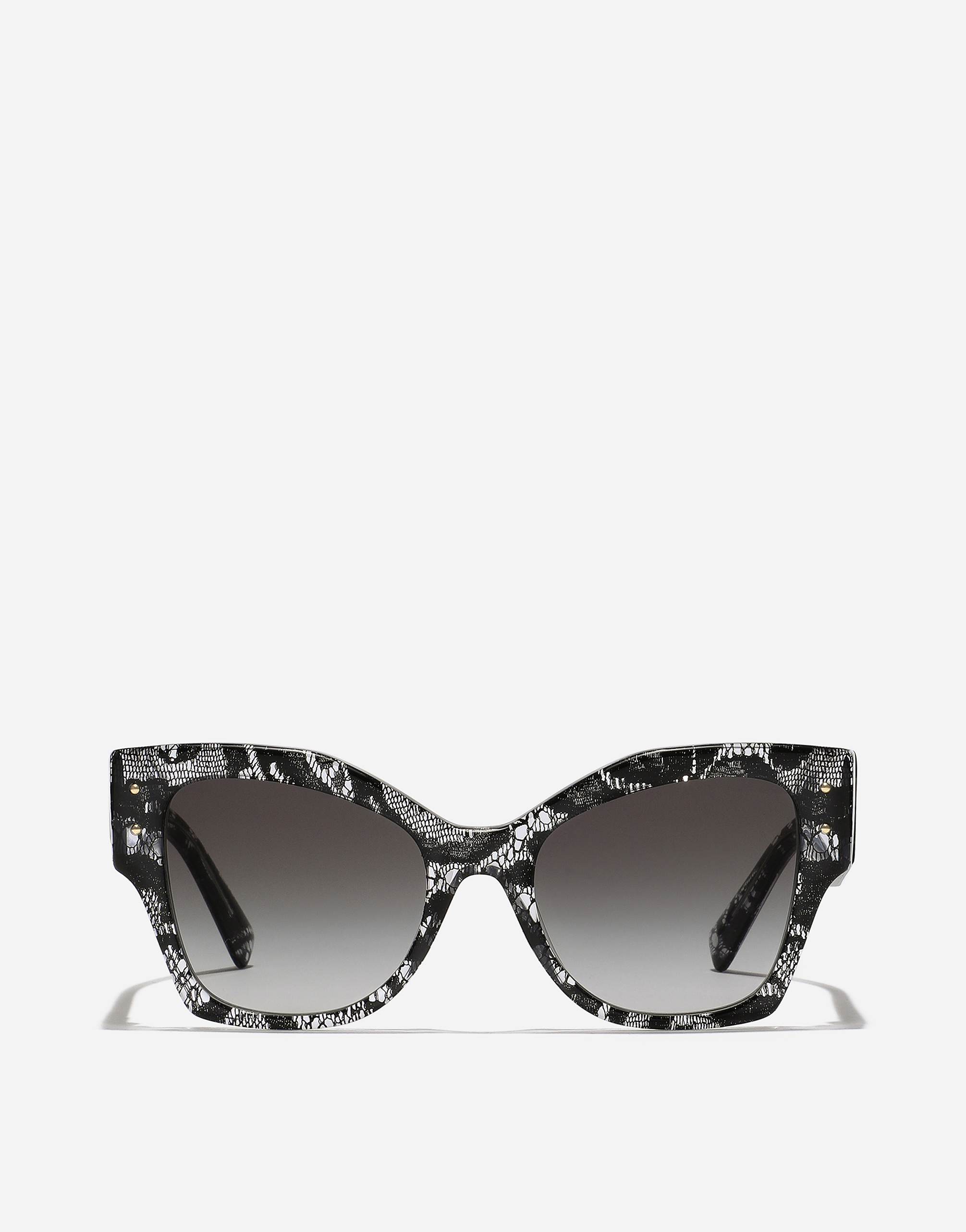 Dolce & Gabbana Dg Logo Plaque Sunglasses - Woman New Arrivals Black Lace Onesize