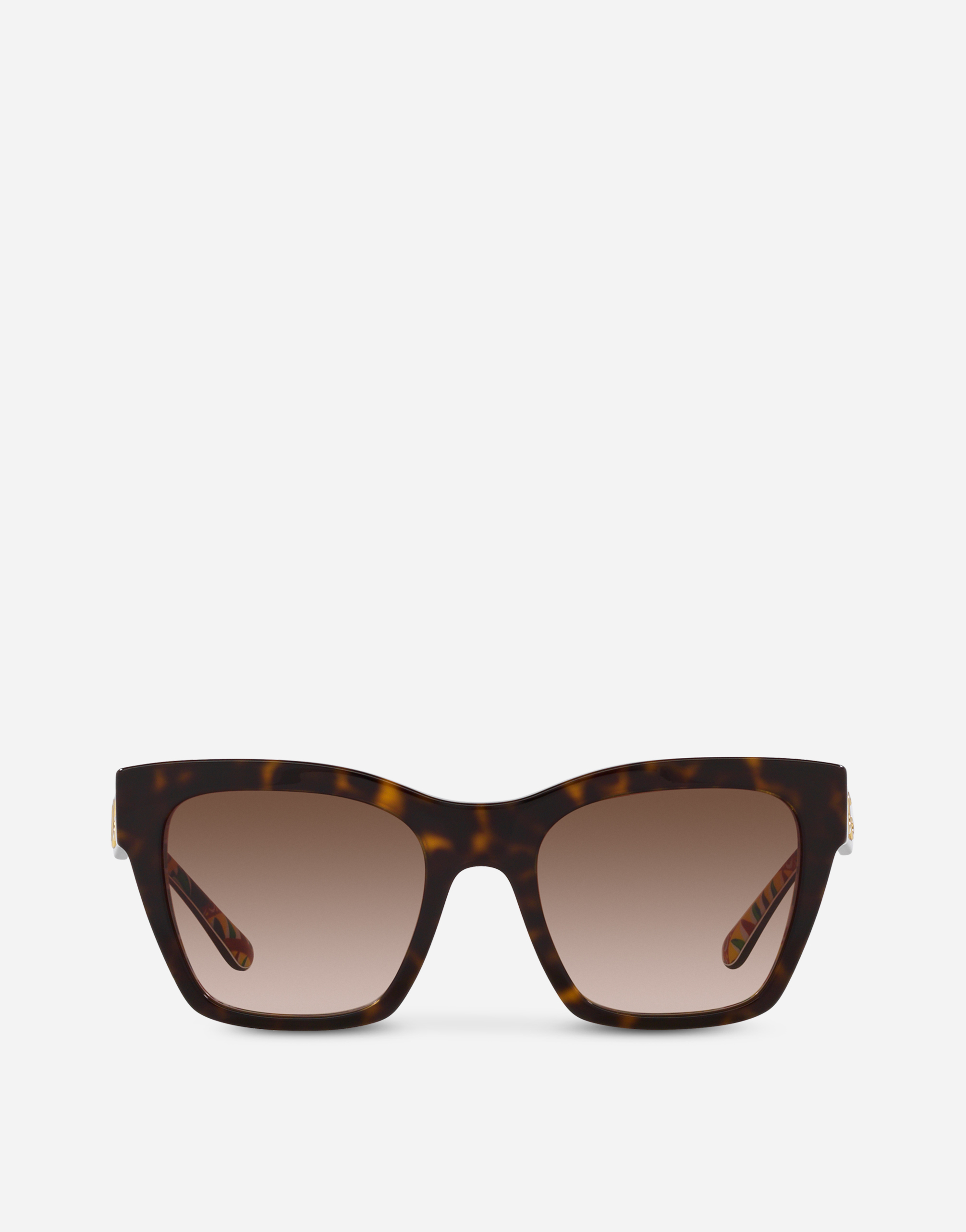 Dolce & Gabbana Dg Print Sunglasses In Multicolor