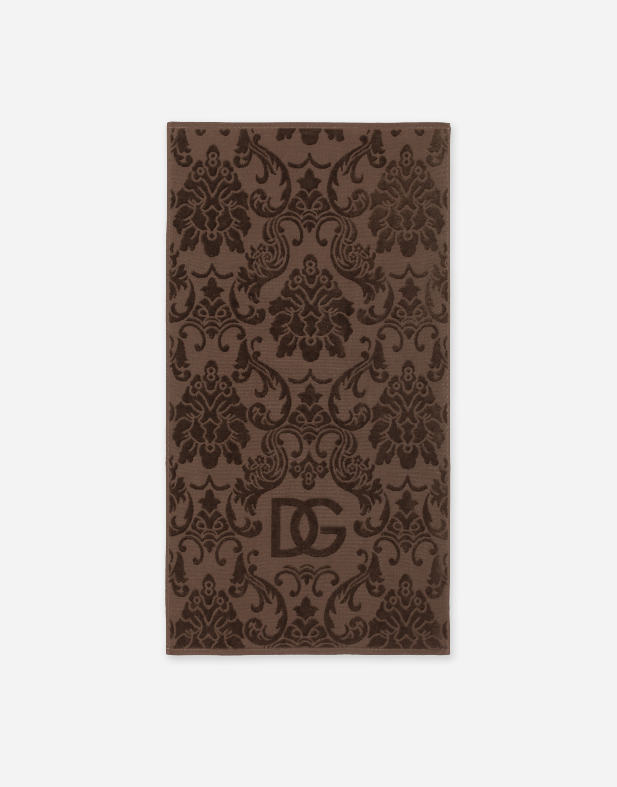 Dolce & Gabbana Set 5 Terry Cotton Towels In Multicolor