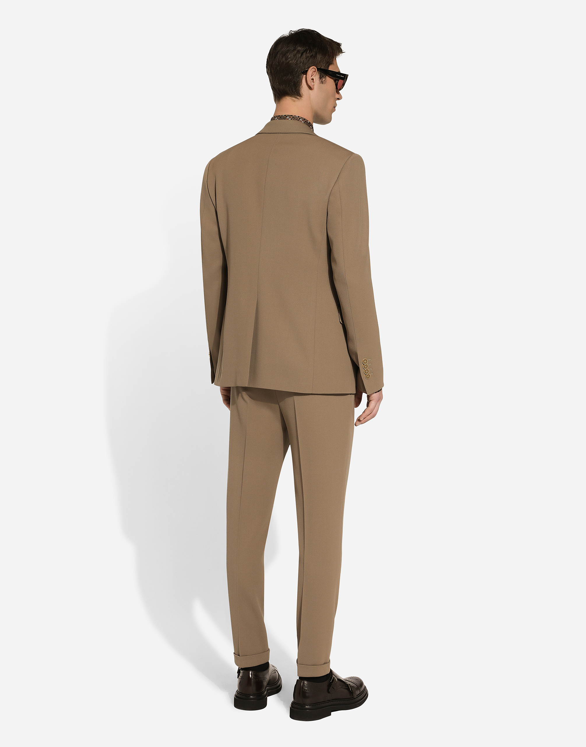 Dolce & Gabbana Technical Gabardine Jacket In Grey