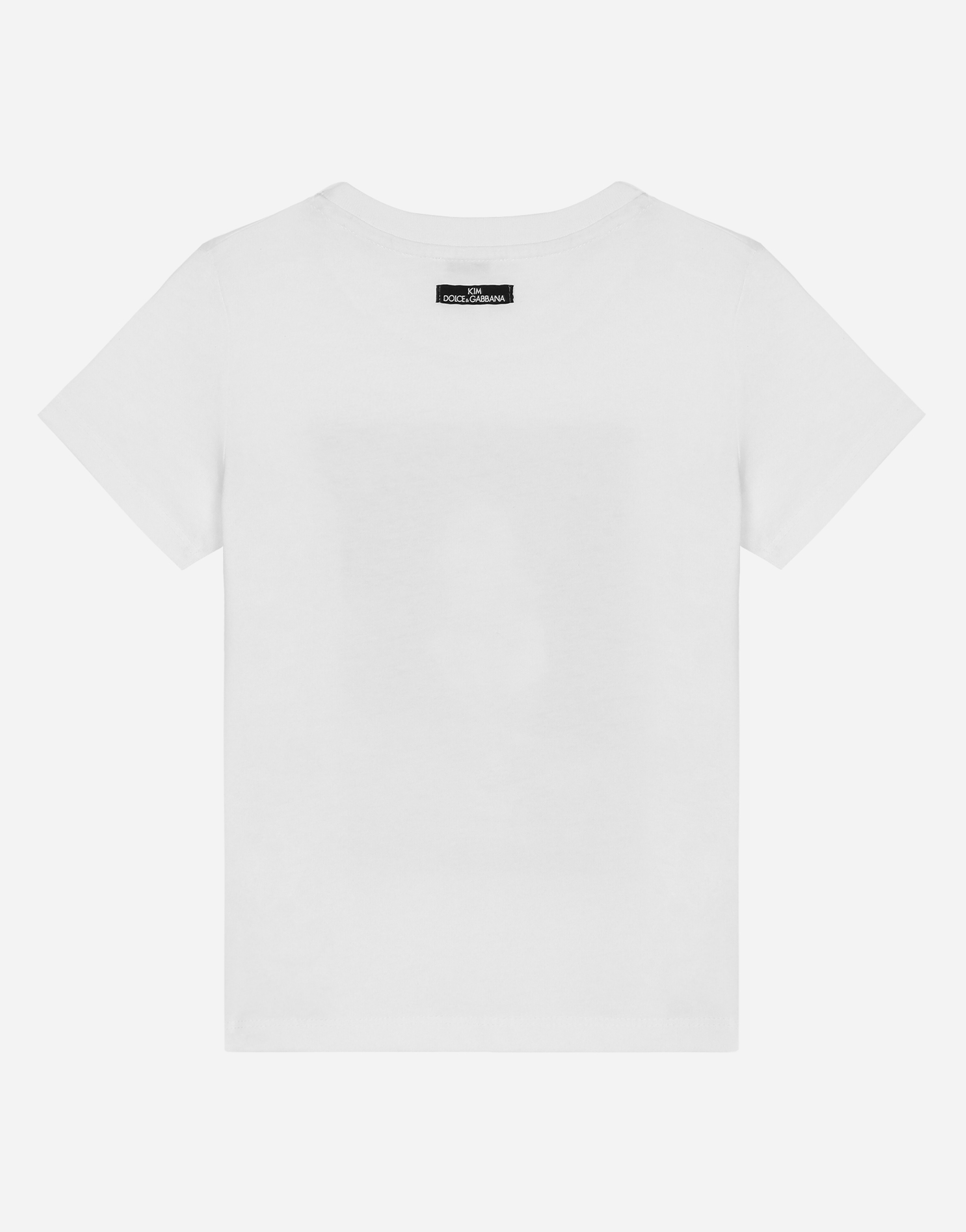 DOLCE & GABBANA JERSEY T-SHIRT WITH KIM PRINT