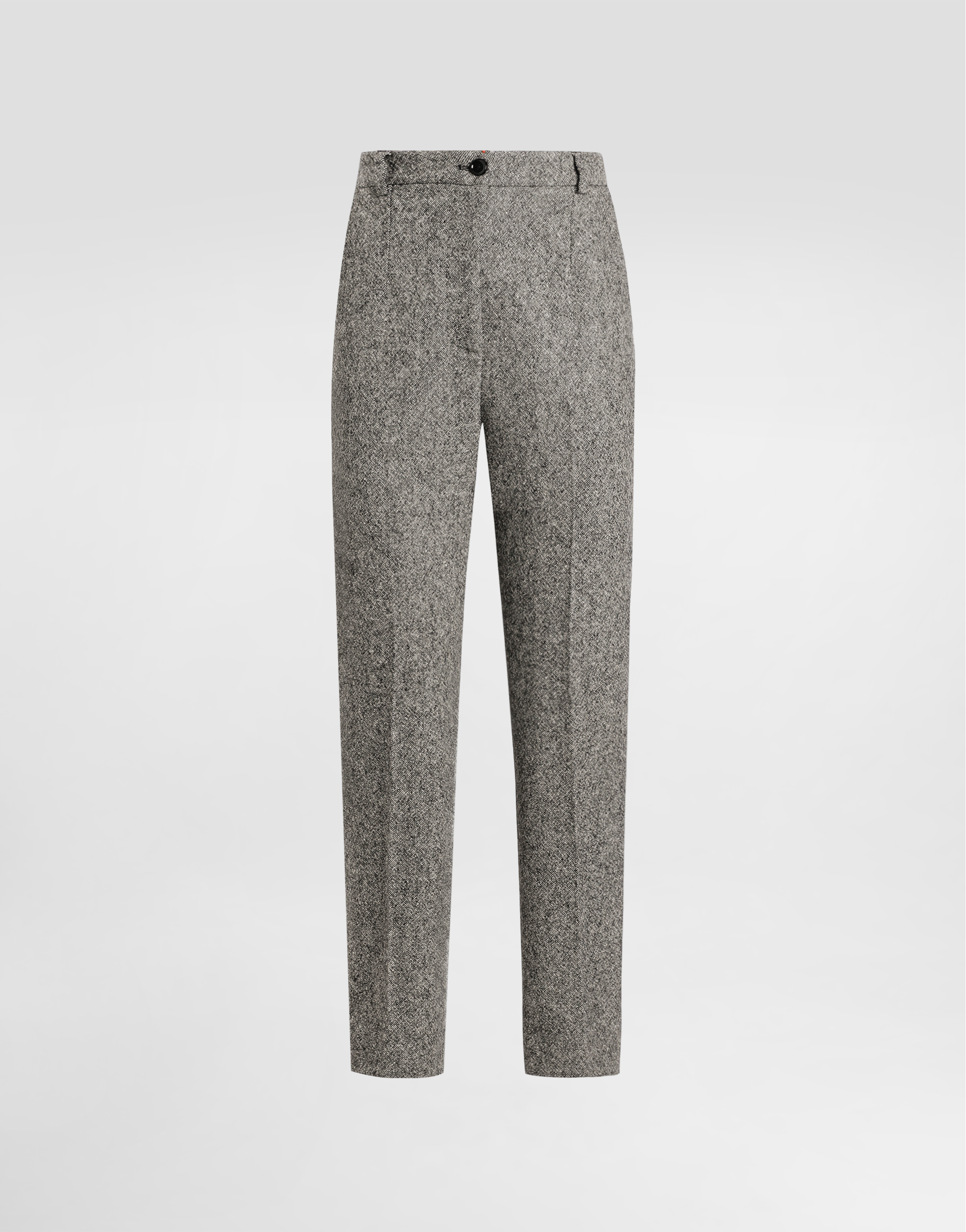 Wool trousers with dotted print