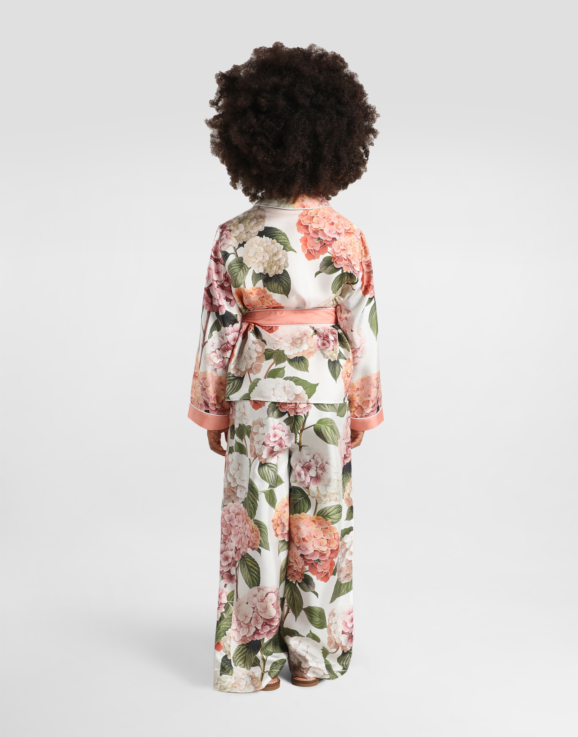 Dolce & Gabbana Hydrangea-print Vanity Twill Shirt In Multi