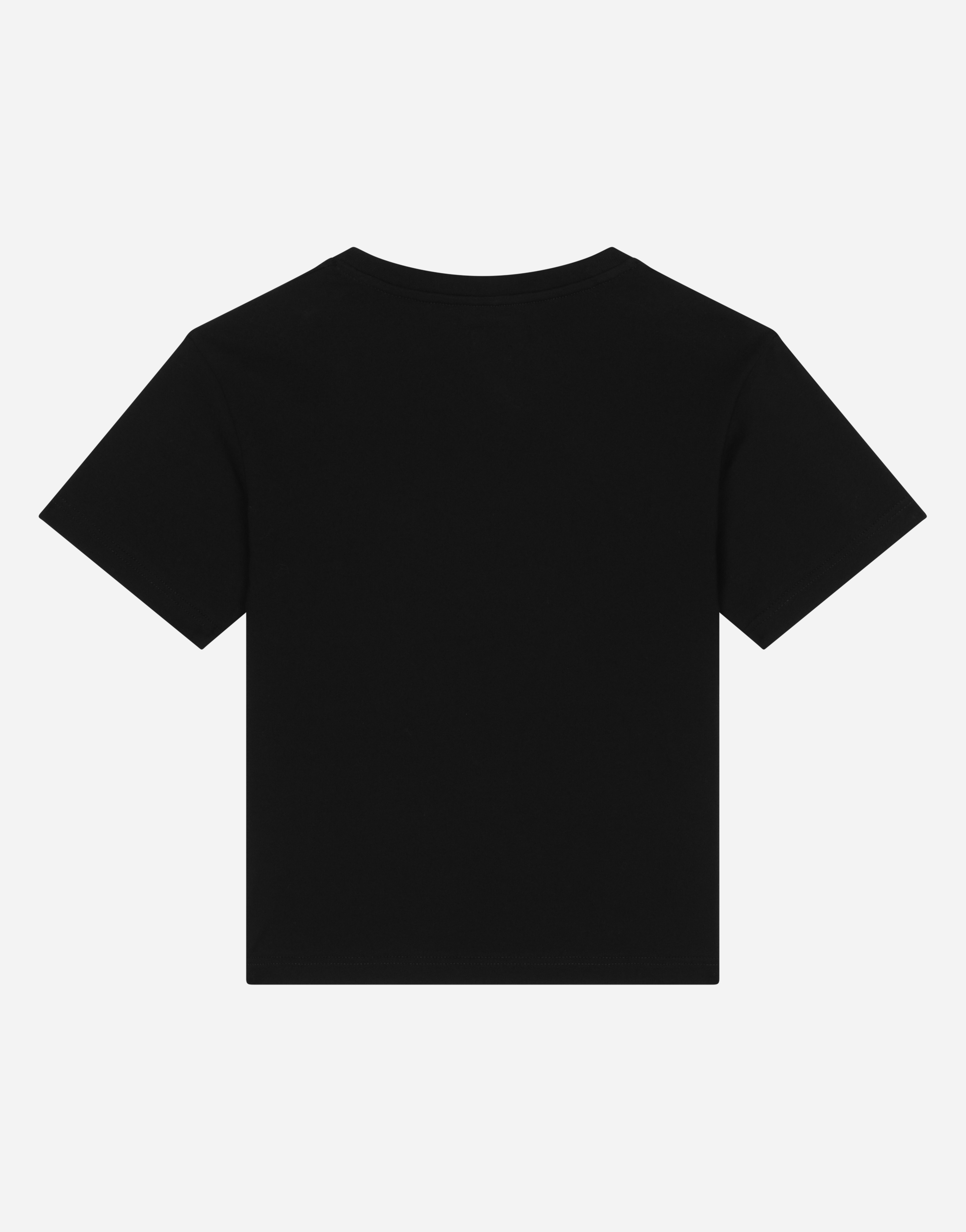 DOLCE & GABBANA JERSEY T-SHIRT WITH SCREEN PRINT