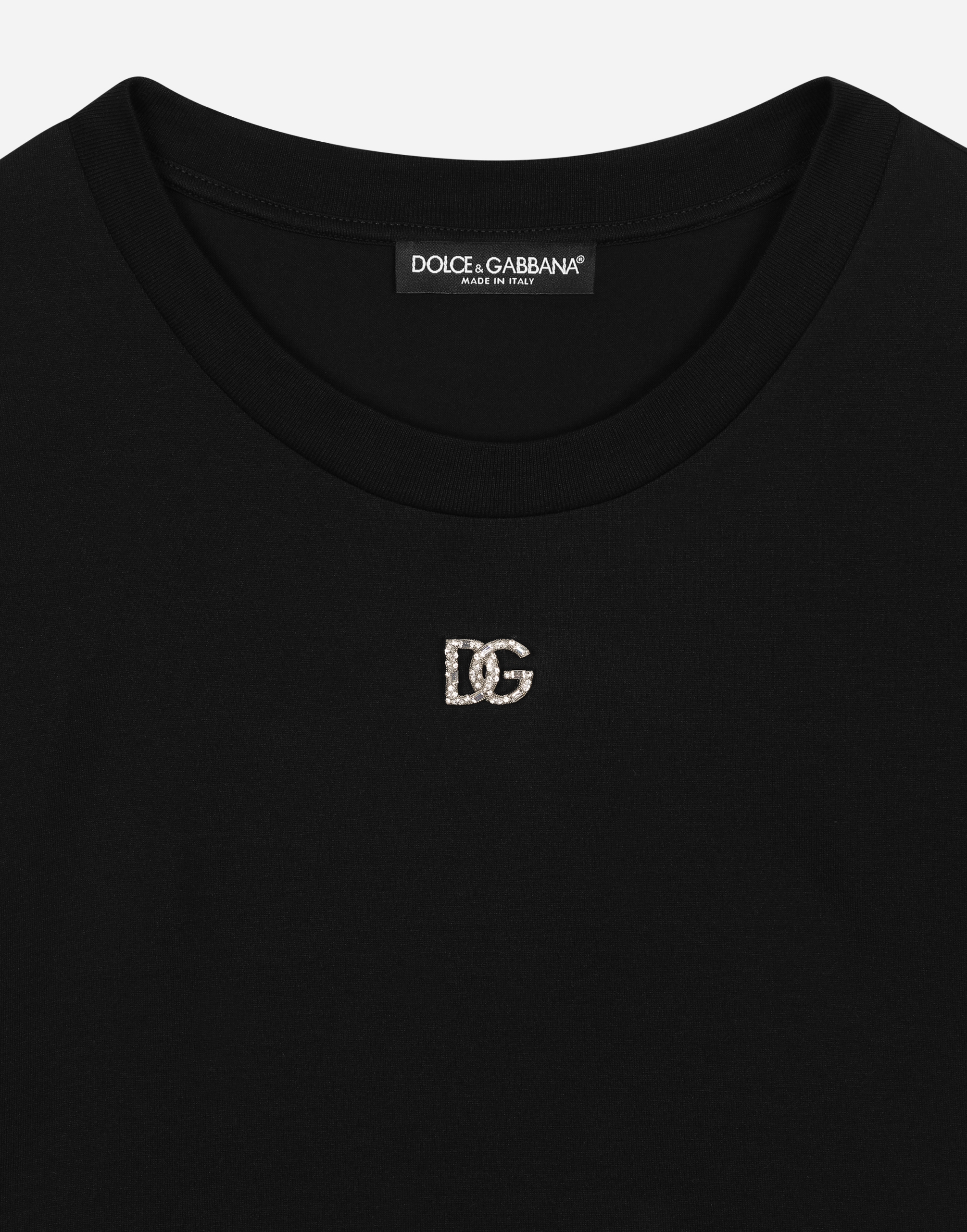 Shop Dolce & Gabbana Tshirt Manica Corta In Black