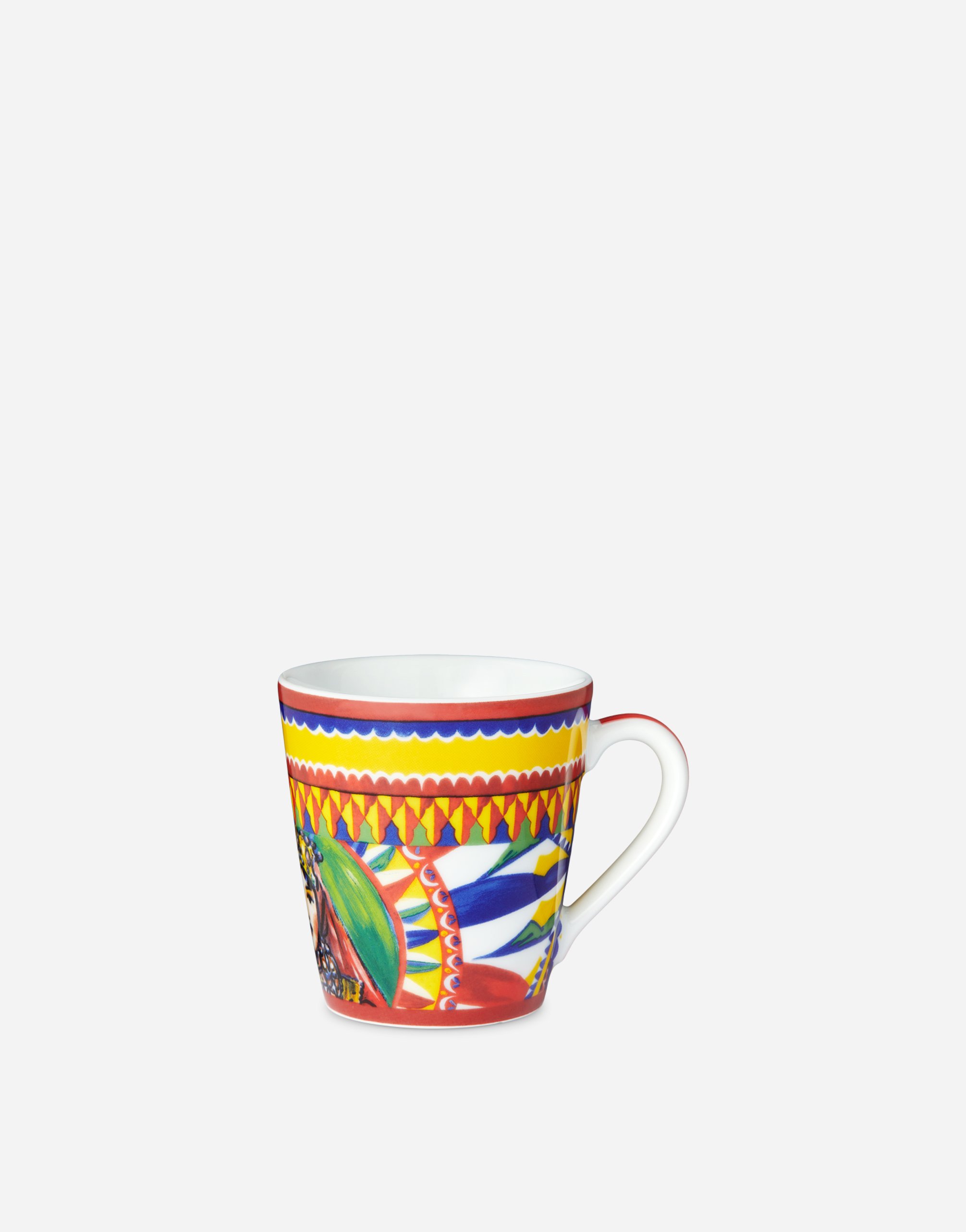 Dolce & Gabbana Porcelain Mug In Multicolor