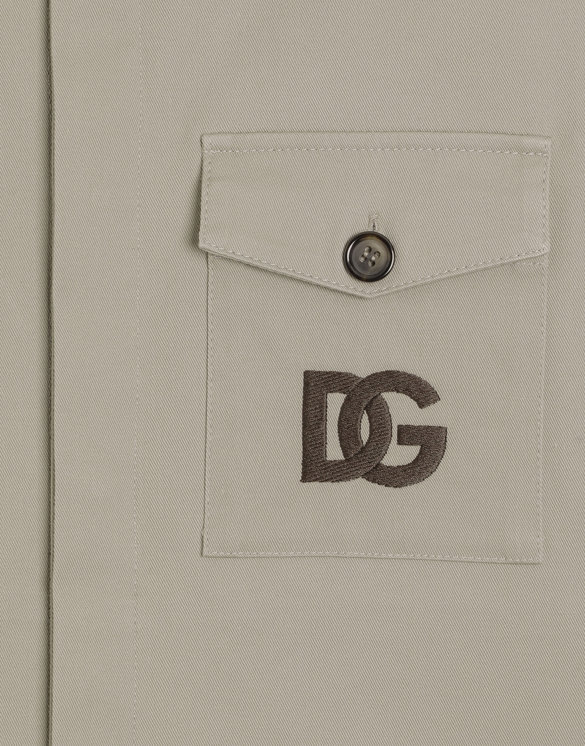 Stretch gabardine shirt
