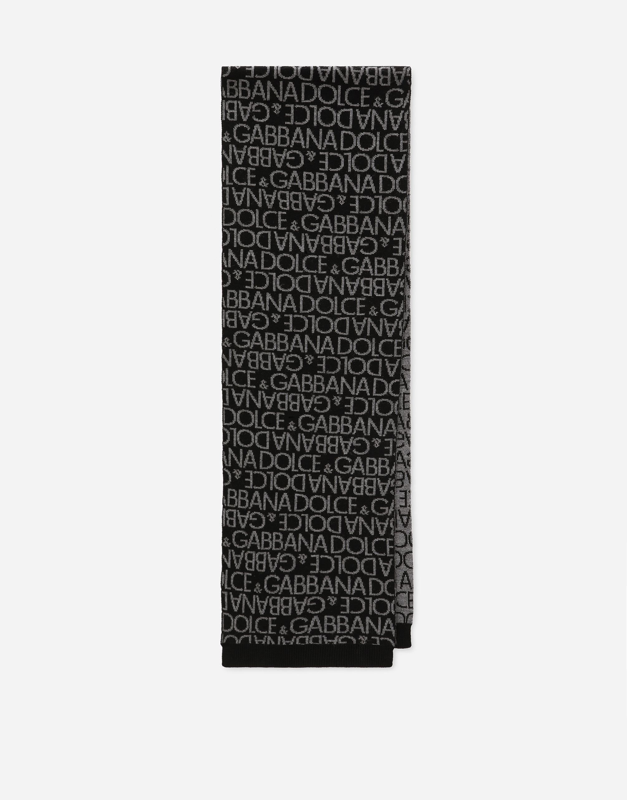 Dolce & Gabbana Jacquard Knit Scarf In Multicolor