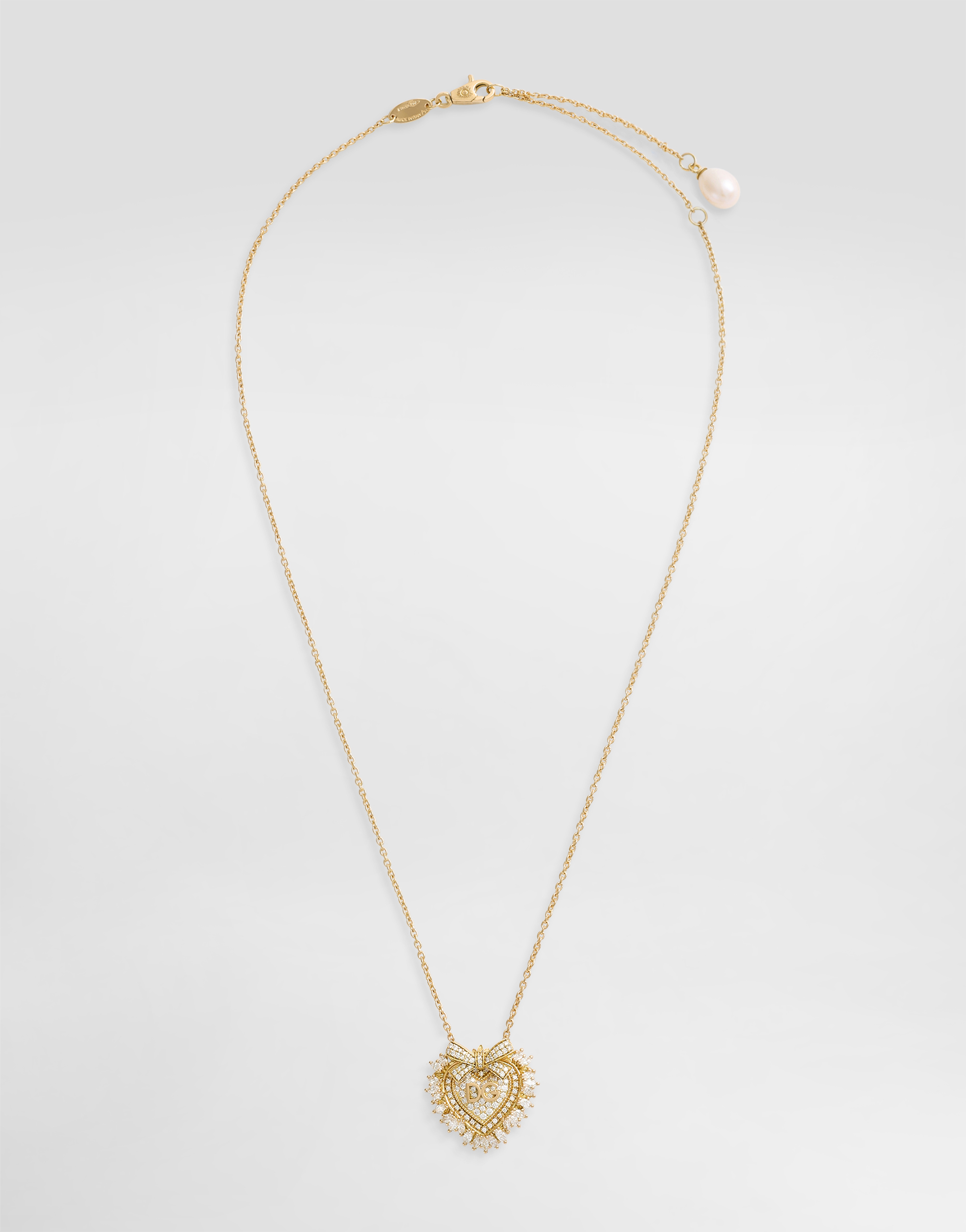 Devotion Necklace 18kt yellow gold and diamonds in Gold for Women