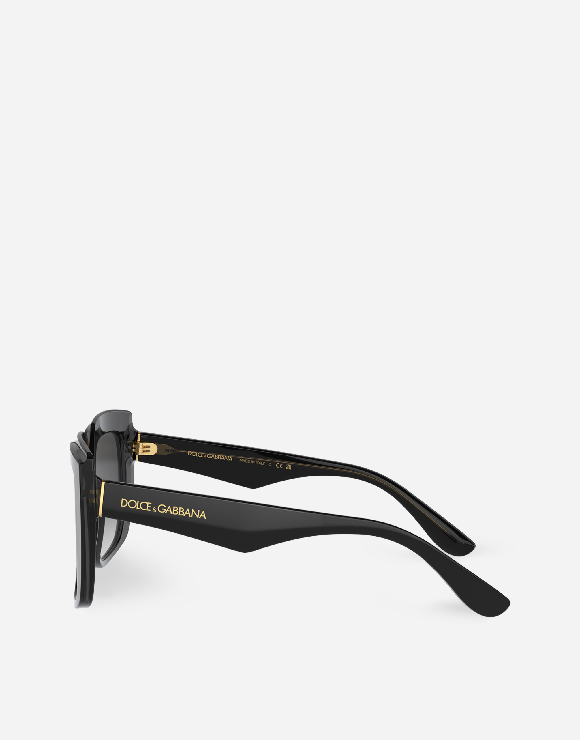 Shop Dolce & Gabbana Capri Sunglasses In Black