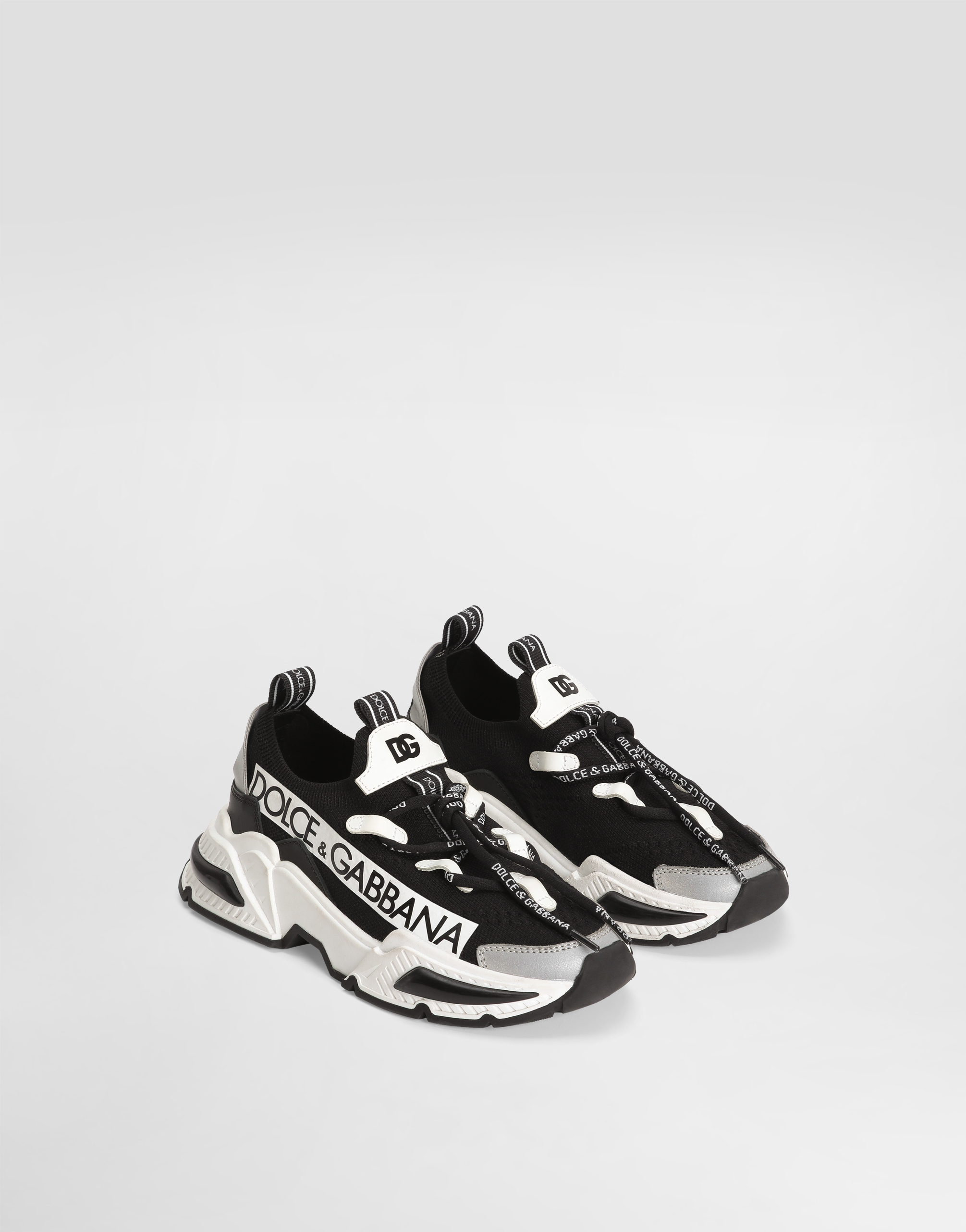 Knit Airmaster sneakers with Dolce&Gabbana logo