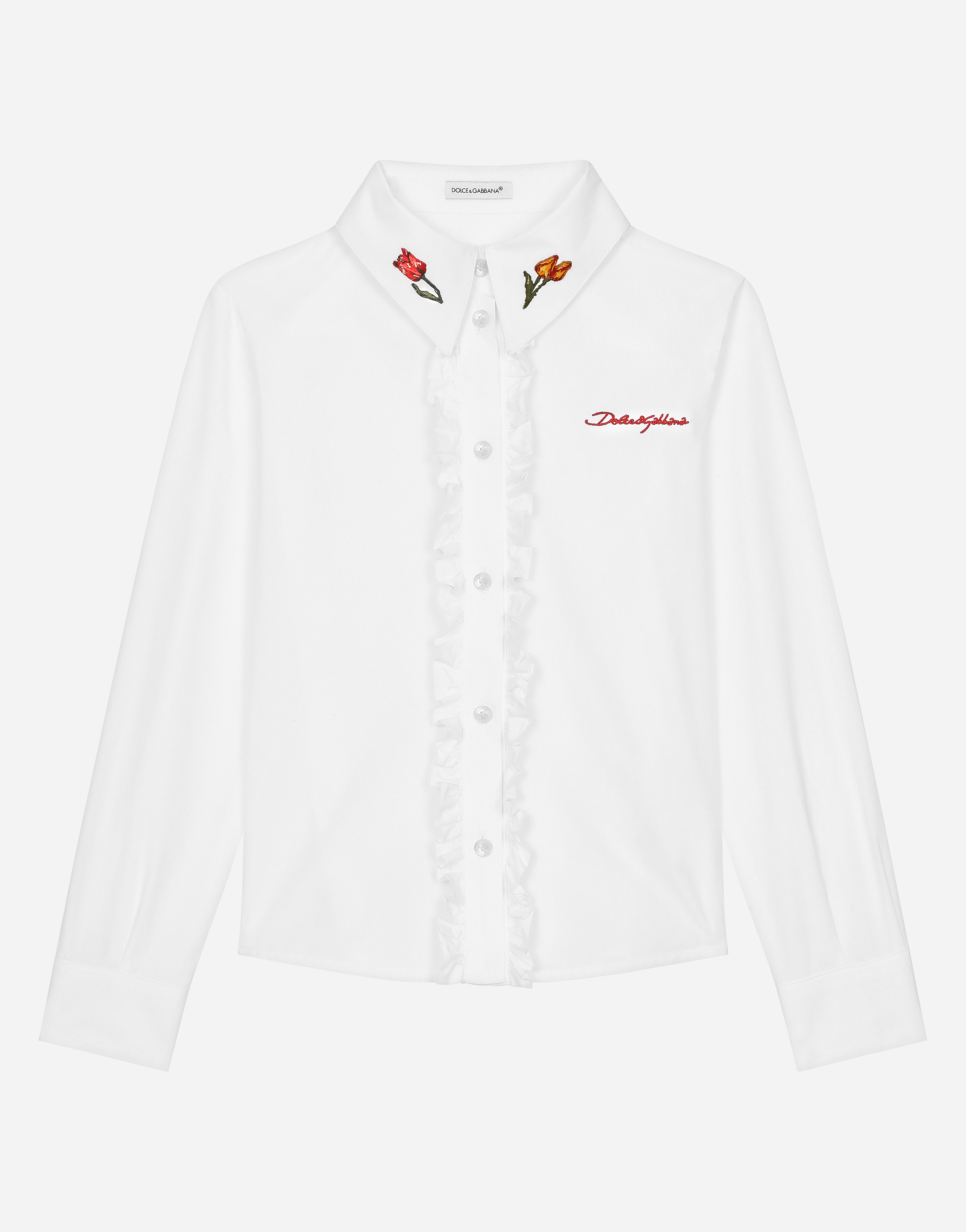 Dolce & Gabbana Camicia Manic. Lunga In White