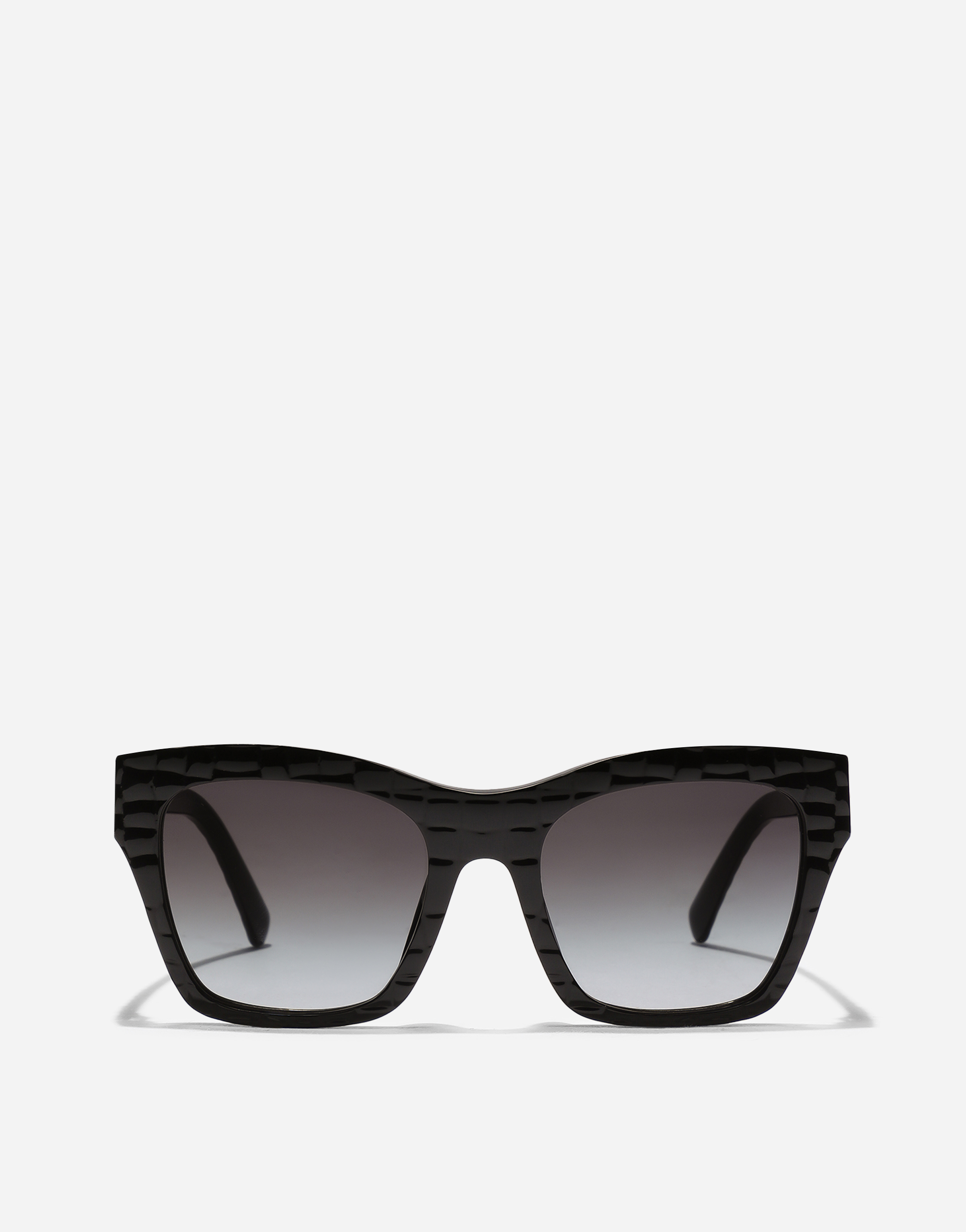 Dolce & Gabbana Dg Crossed Sunglasses In Black