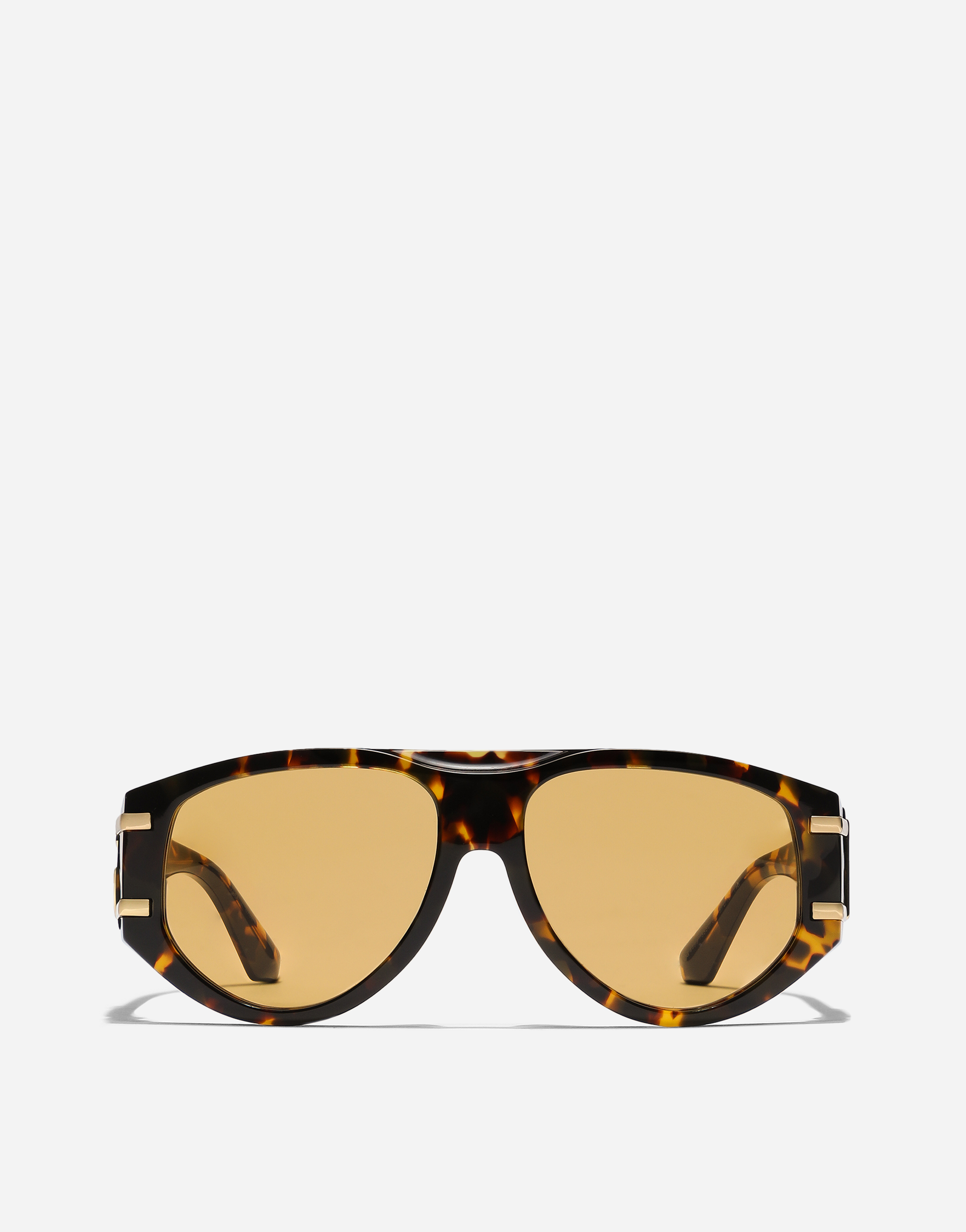 Dolce & Gabbana Dg Griffe Sunglasses In Yellow Havana