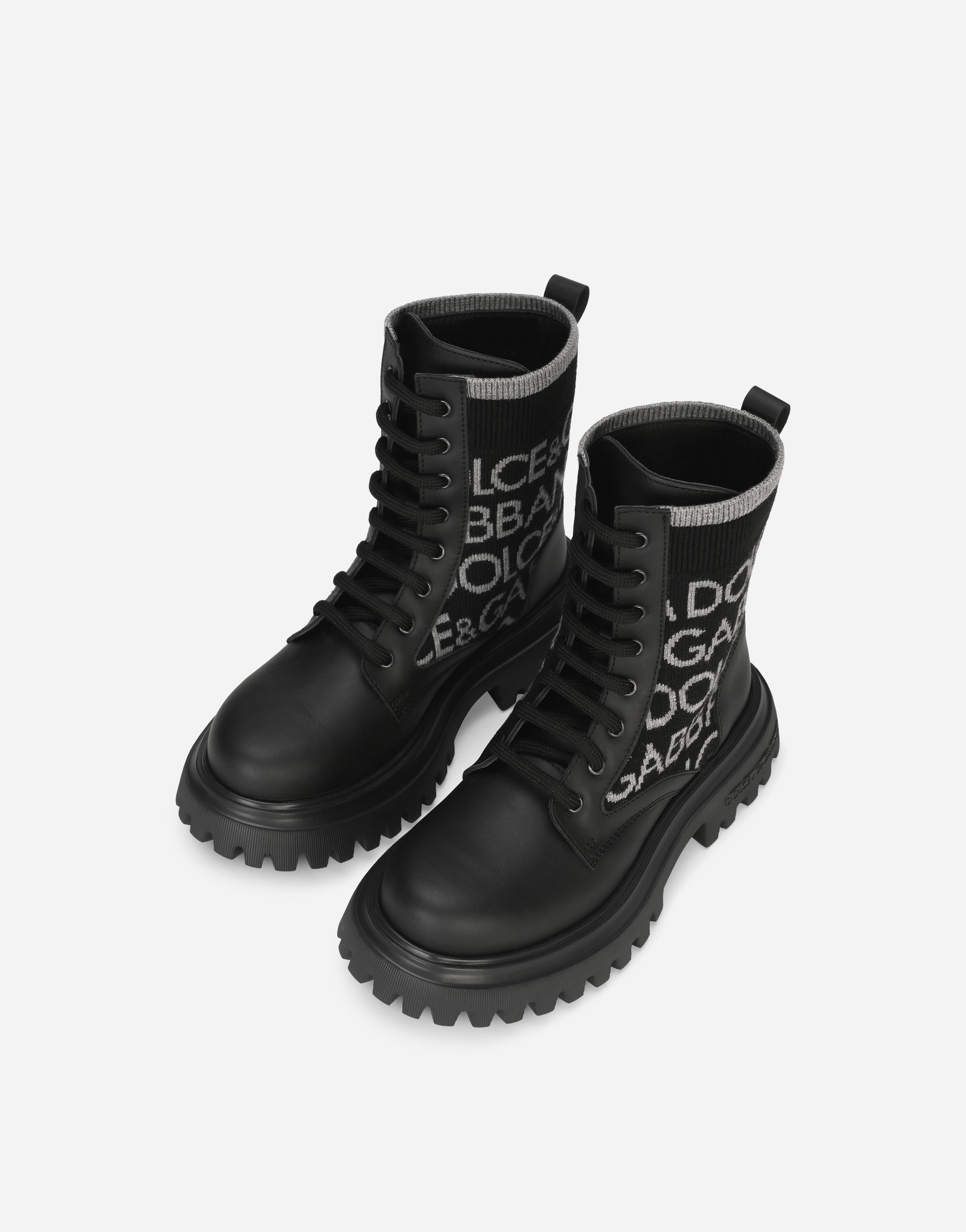 DOLCE & GABBANA CALFSKIN ANKLE BOOTS