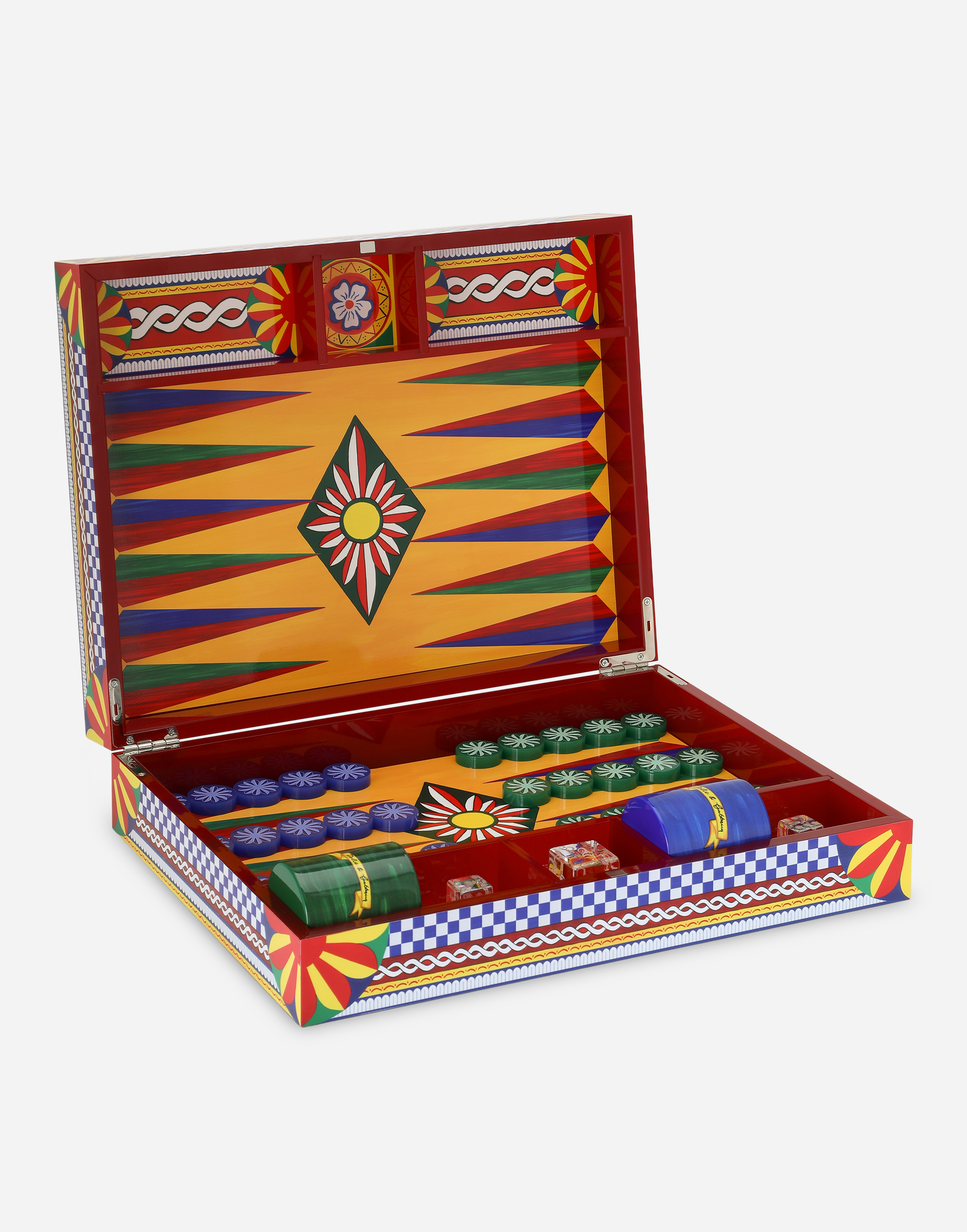 Dolce & Gabbana Plexiglass Backgammon Set In Multi
