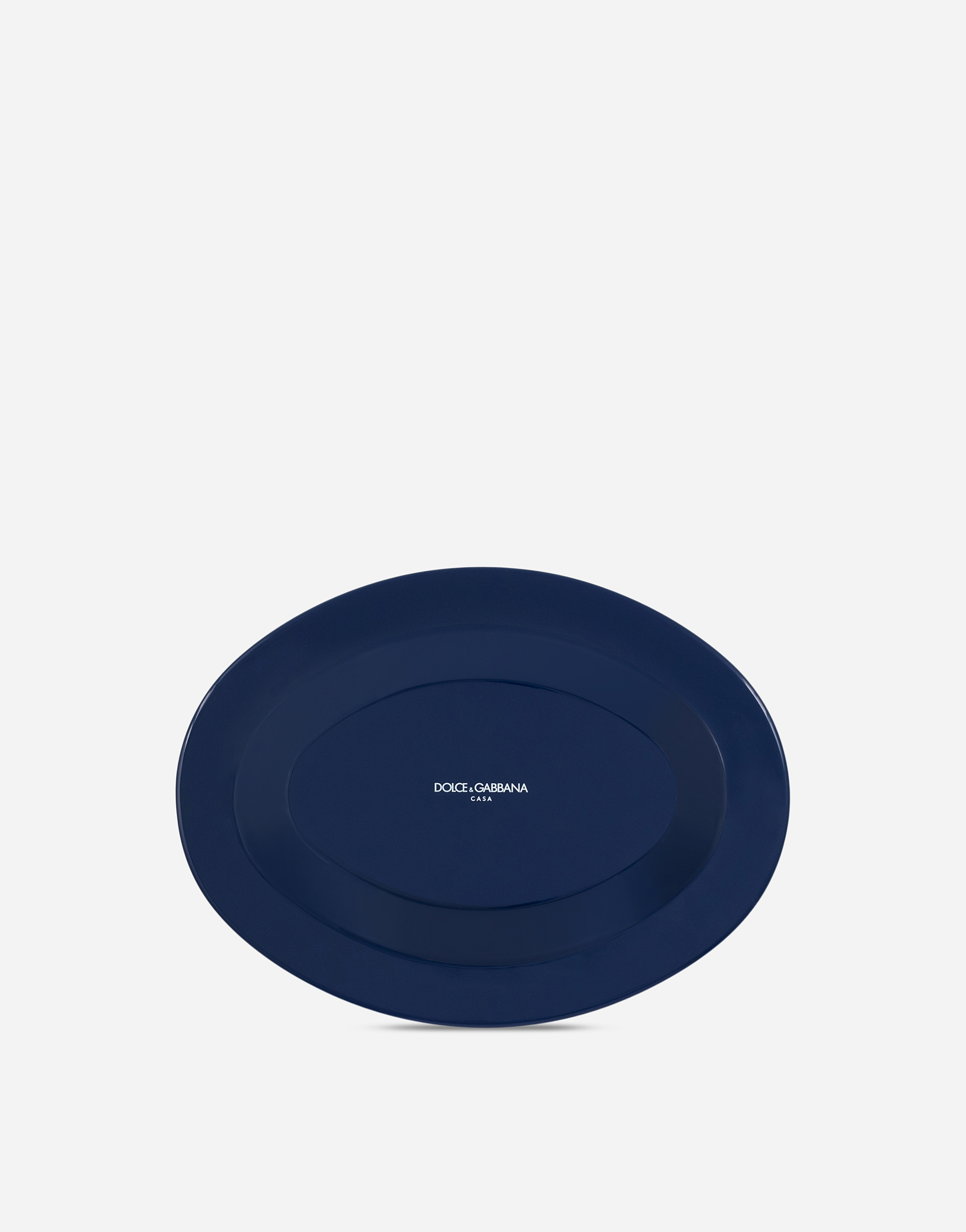 Dolce & Gabbana Wooden Tray In Multicolor
