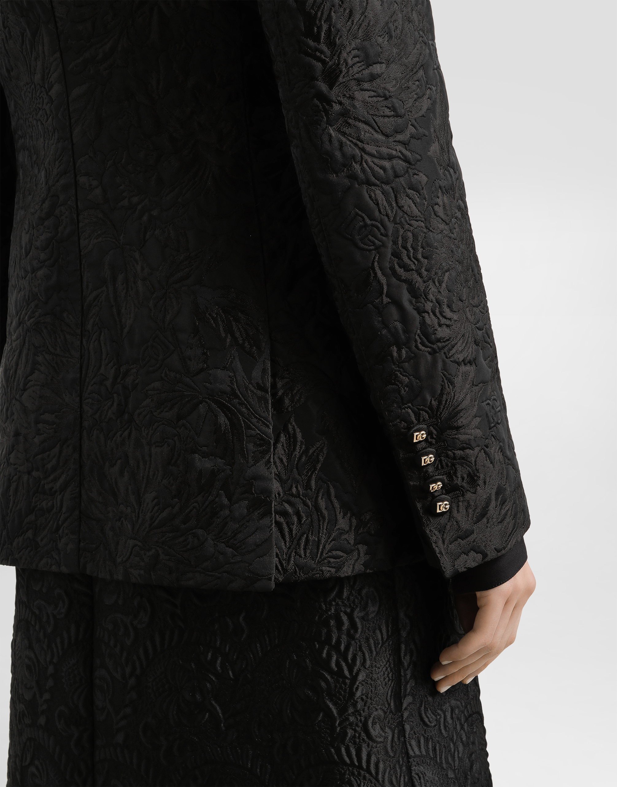 Turlington brocade jacket