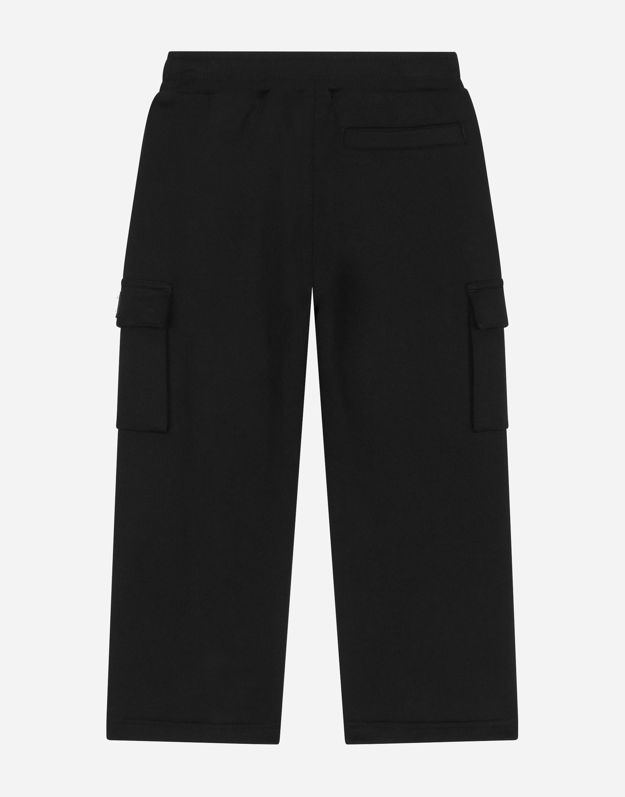 Shop Dolce & Gabbana Jersey Jogging Pants In Black