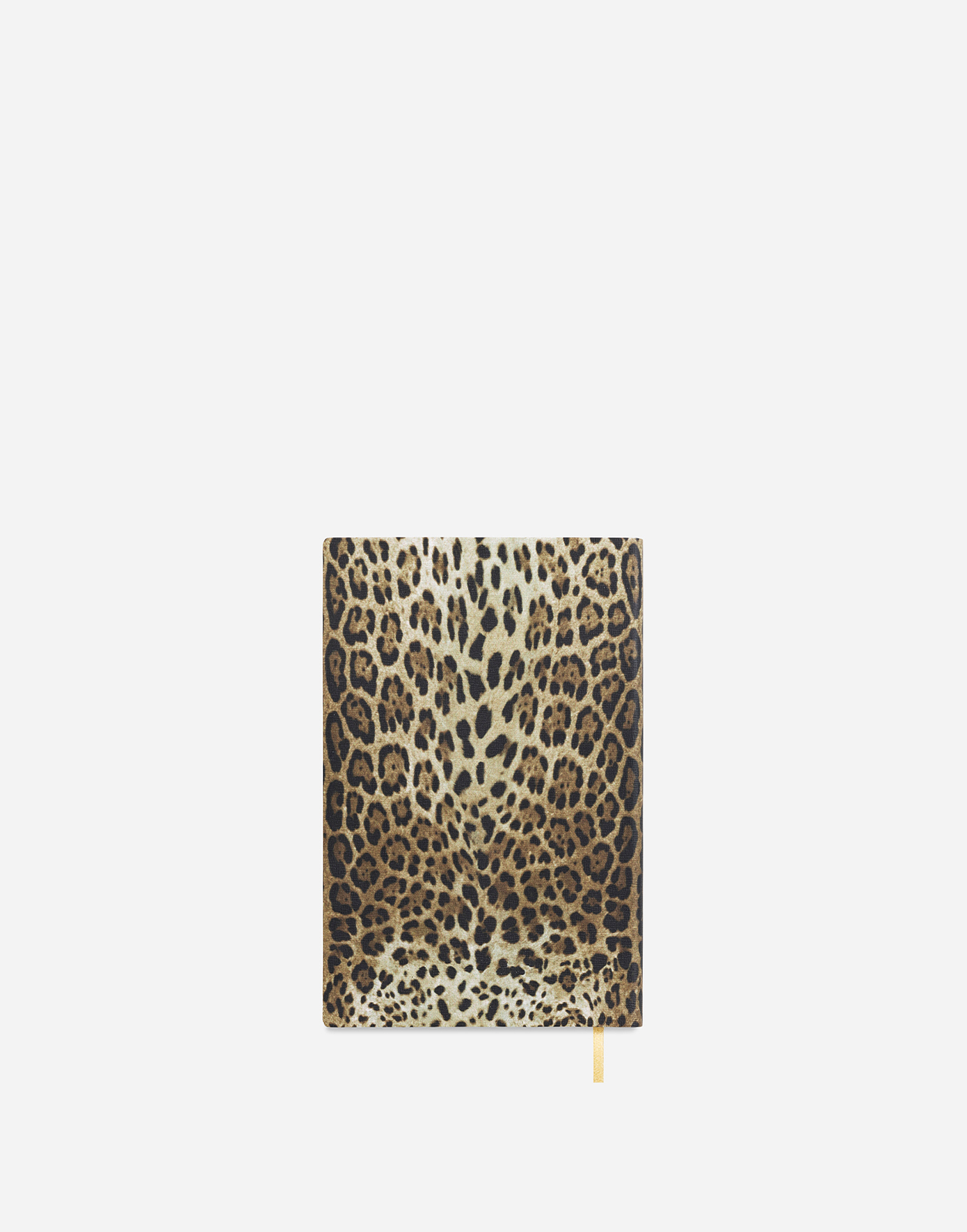 Dolce & Gabbana Small Blank Notebook Leather Cover Multicolor Unisex Onesize In Multicolor