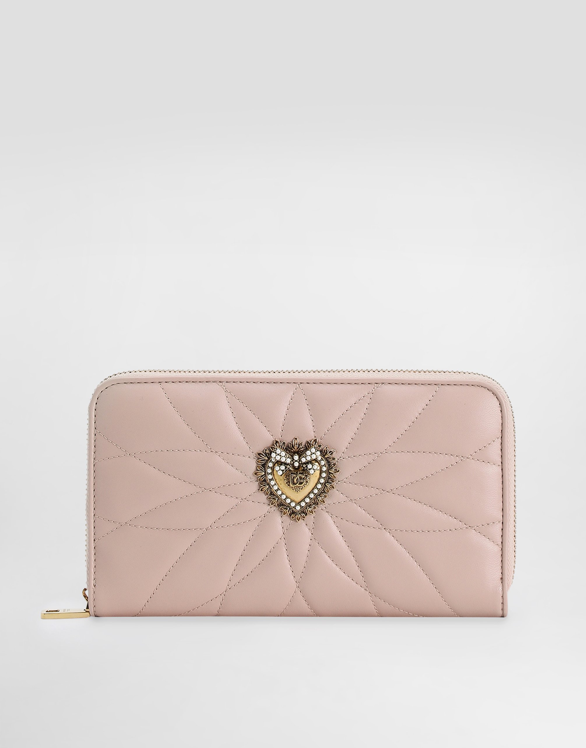Zip-around Devotion wallet in nappa leather