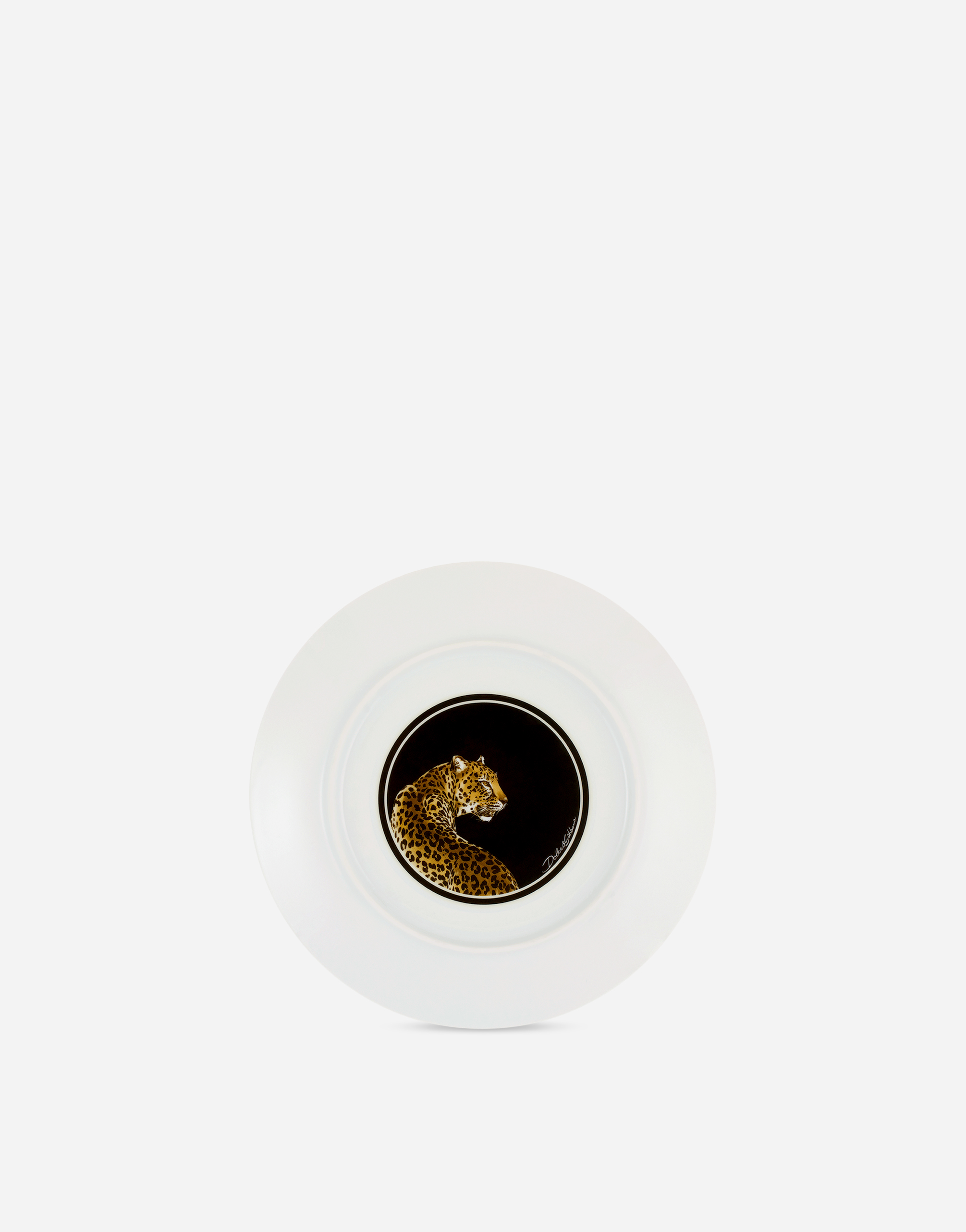 Dolce & Gabbana Set 2 Porcelain Bread Plates In Multicolor
