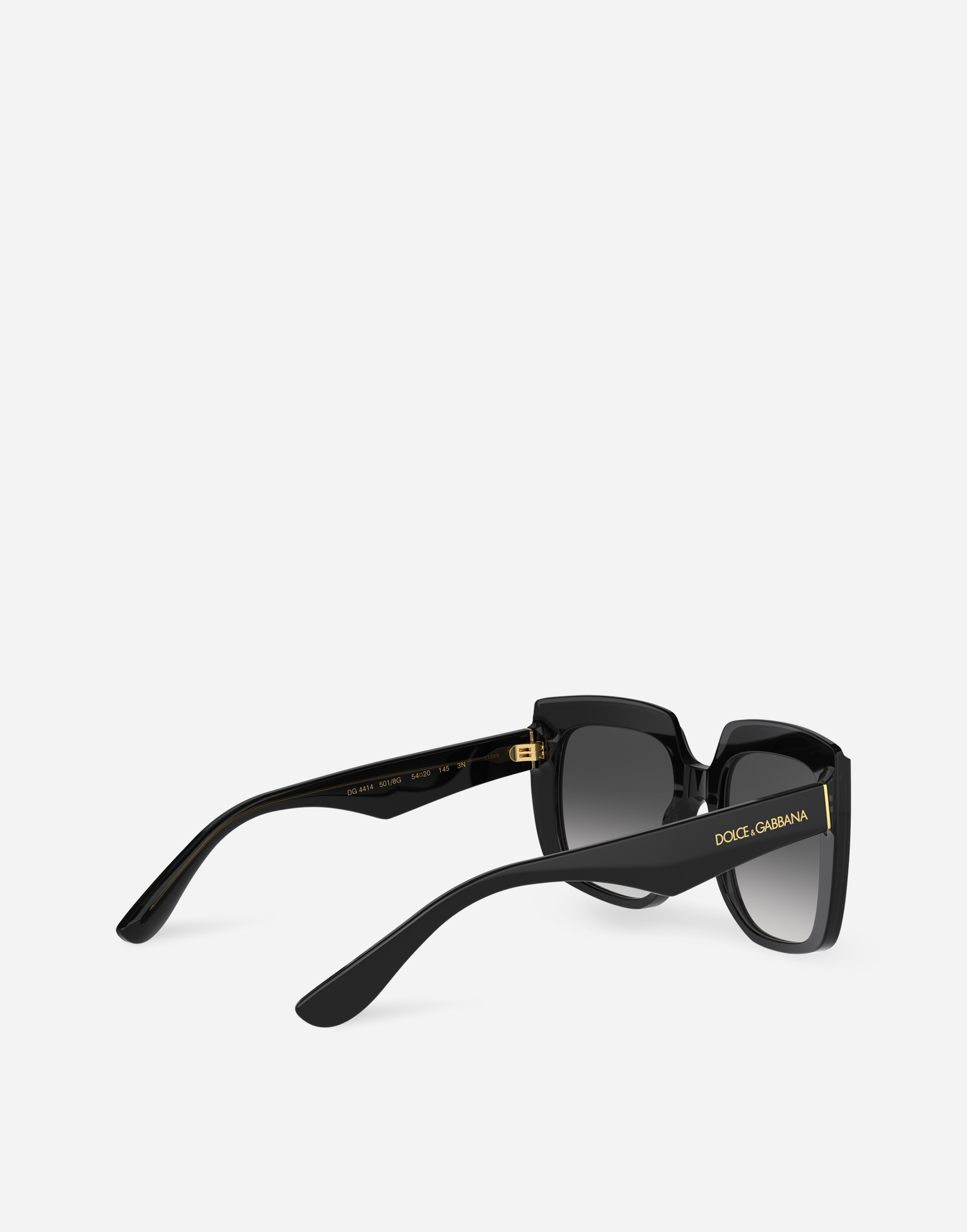 Shop Dolce & Gabbana Capri Sunglasses In Black