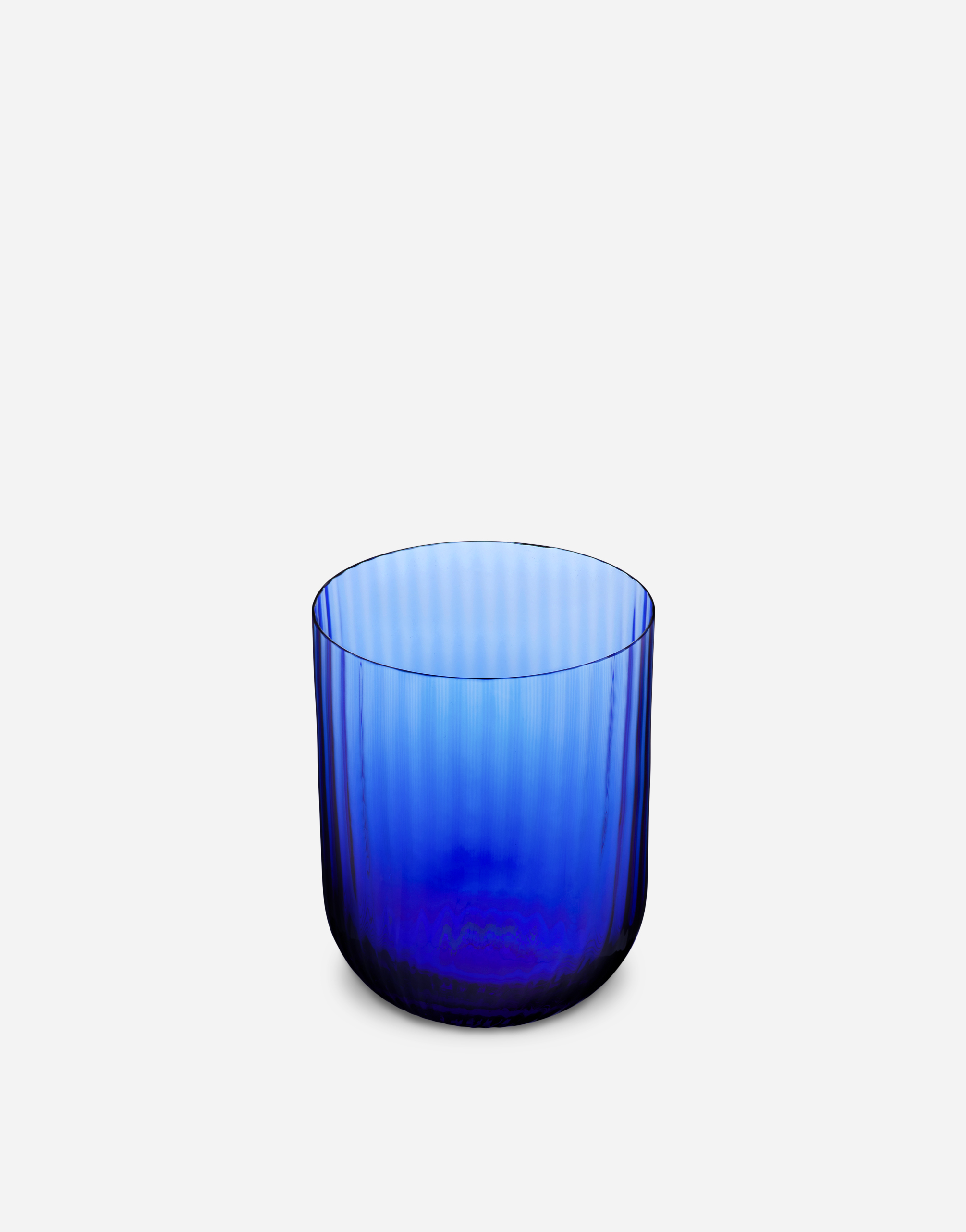 Dolce & Gabbana Set 2 Hand-blown Murano Beverage Glasses In Multicolor