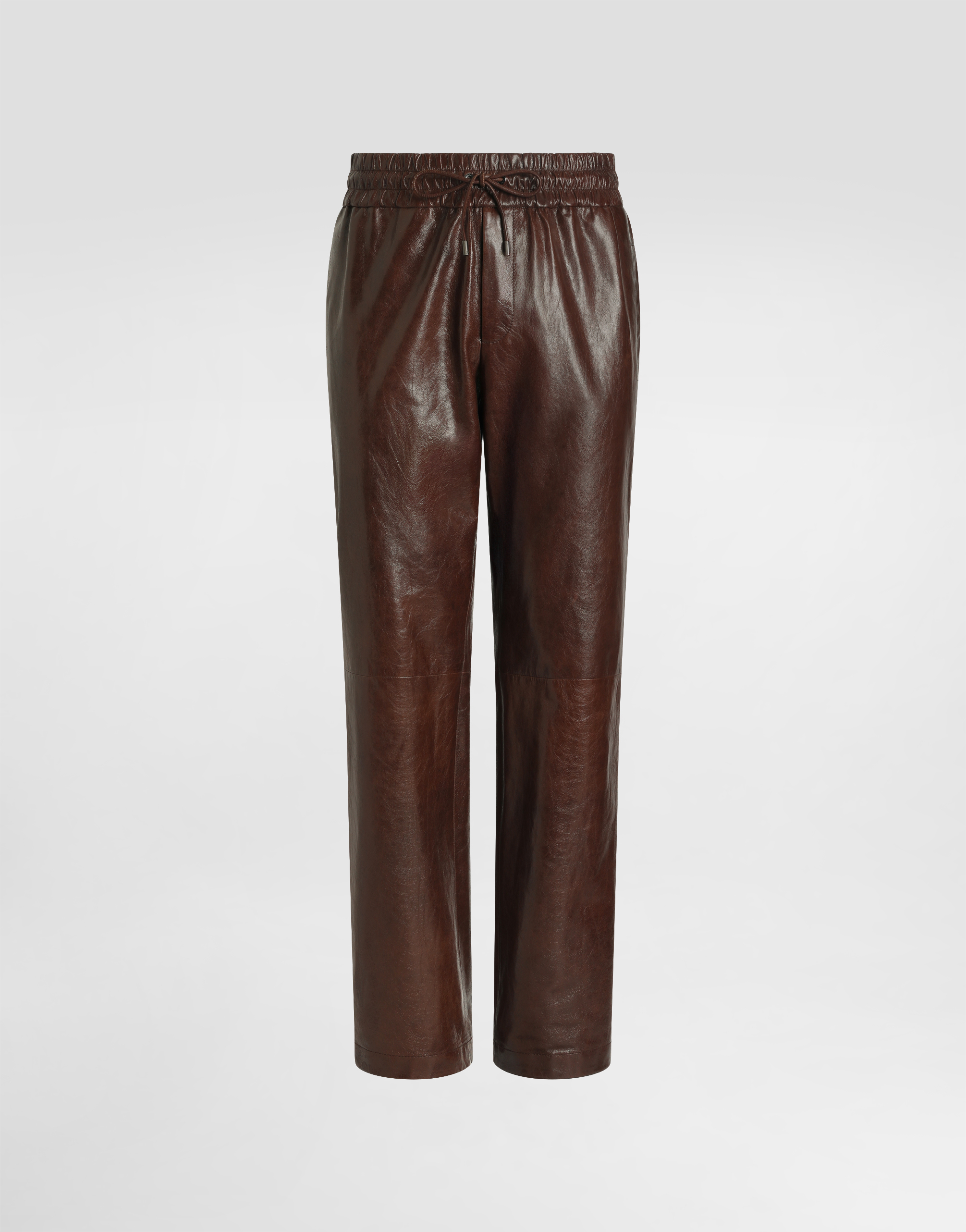 Goatskin jogging trousers in Brown for Men | Dolce&Gabbana® US