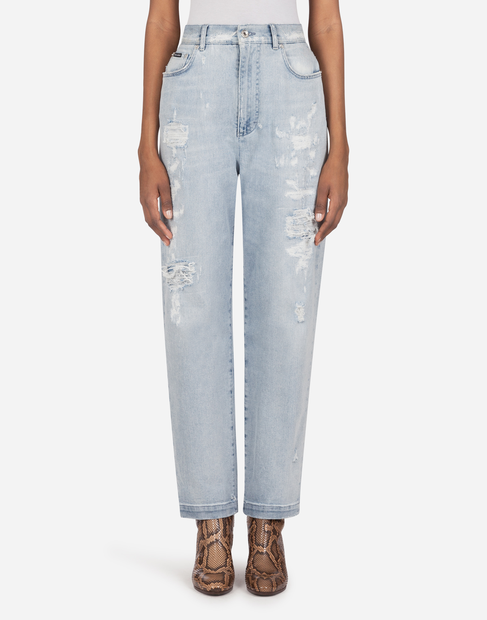 dolce gabbana blue jeans