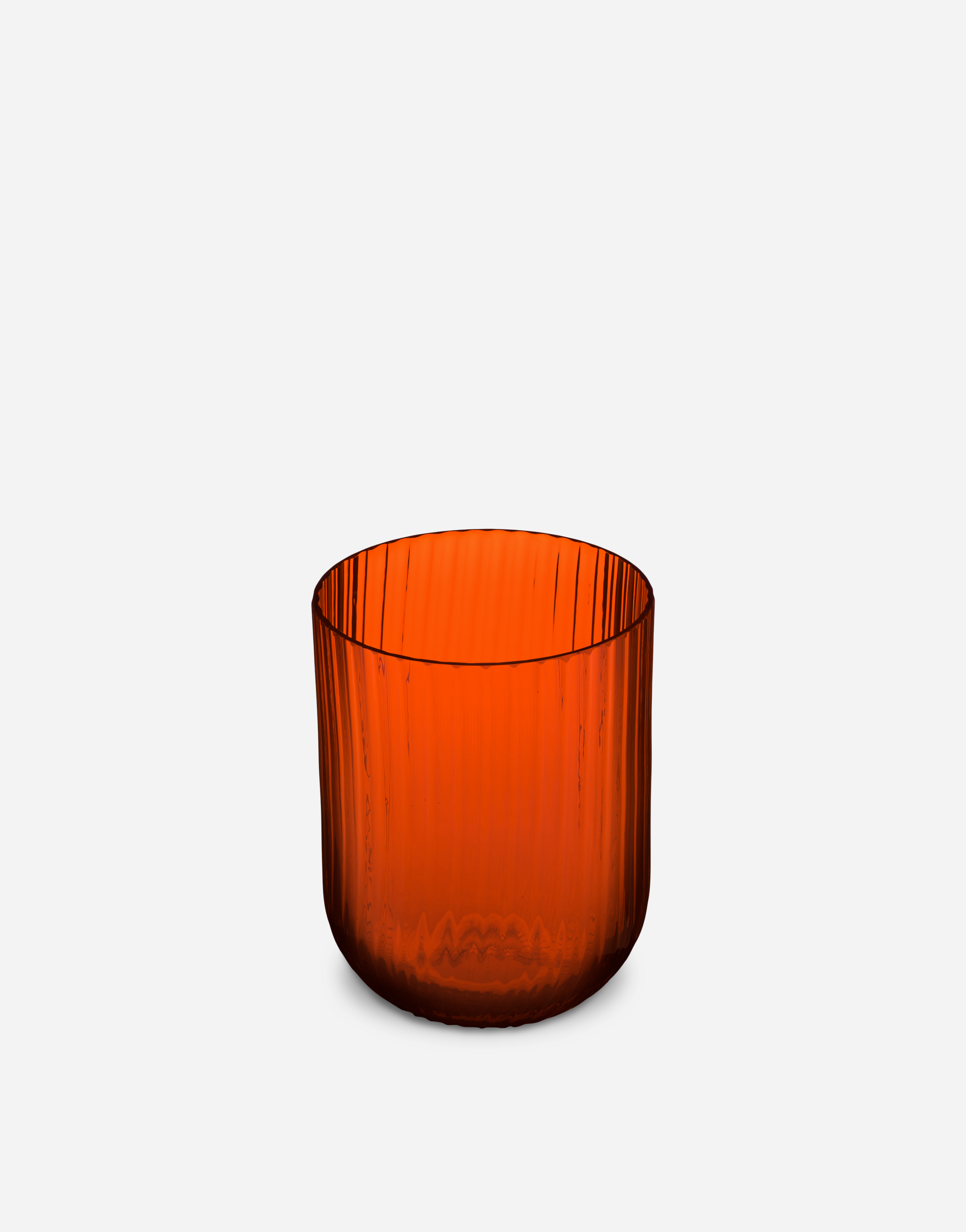 Dolce & Gabbana Set 2 Hand-blown Murano Beverage Glasses In Multicolor