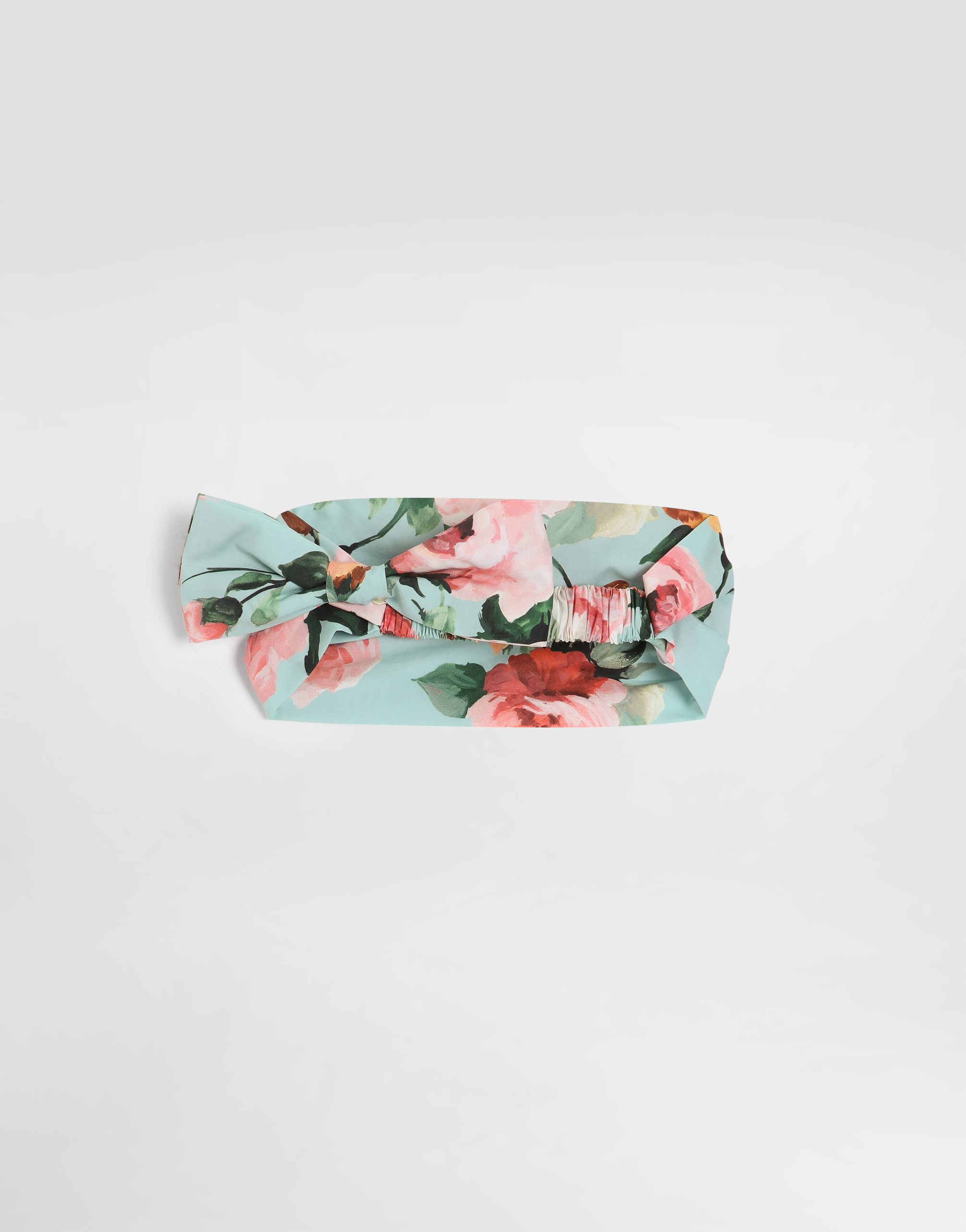 Dolce & Gabbana Printed Poplin Bandanna In Multicolor