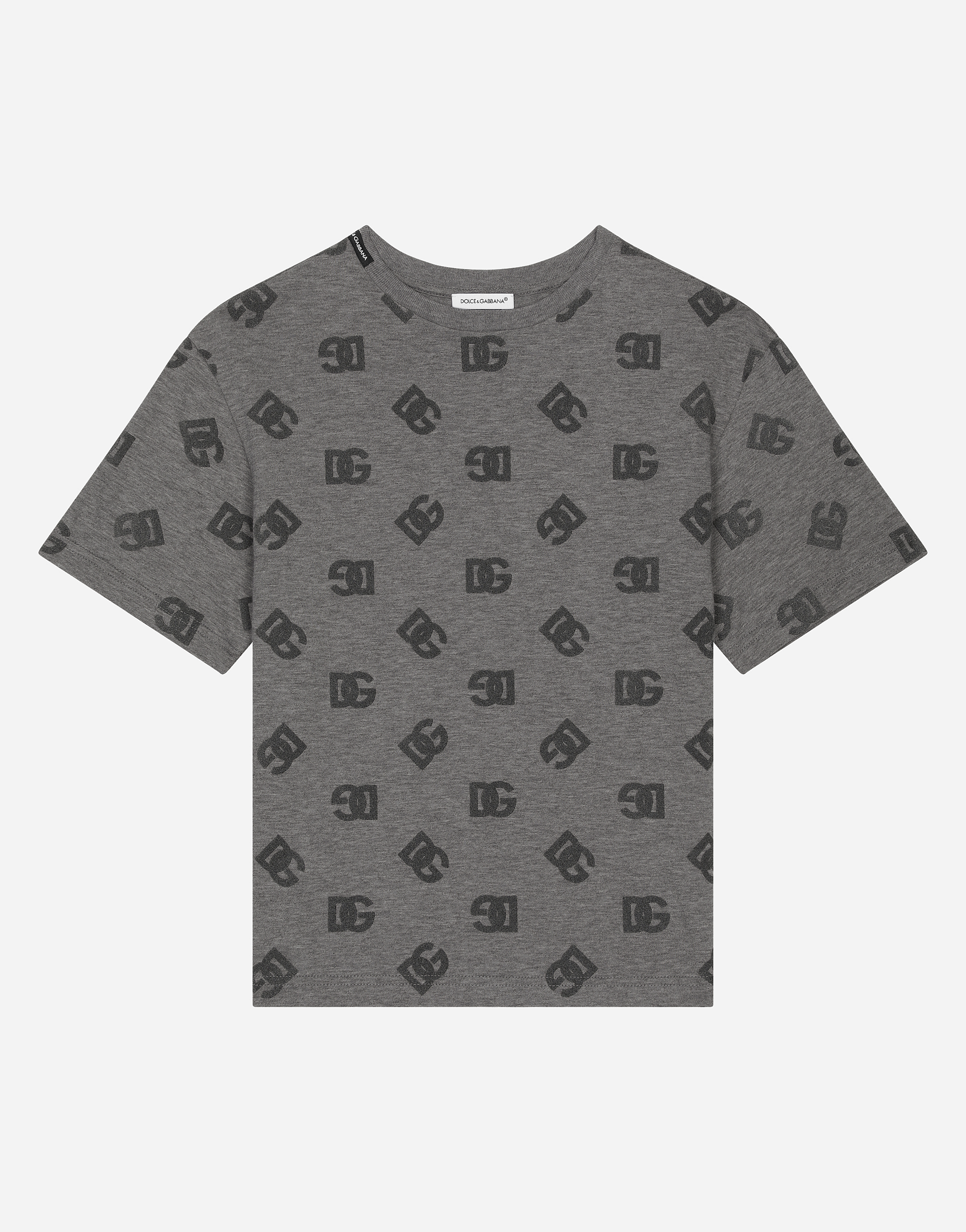 Dolce & Gabbana T-shirt Manica Corta In Grey
