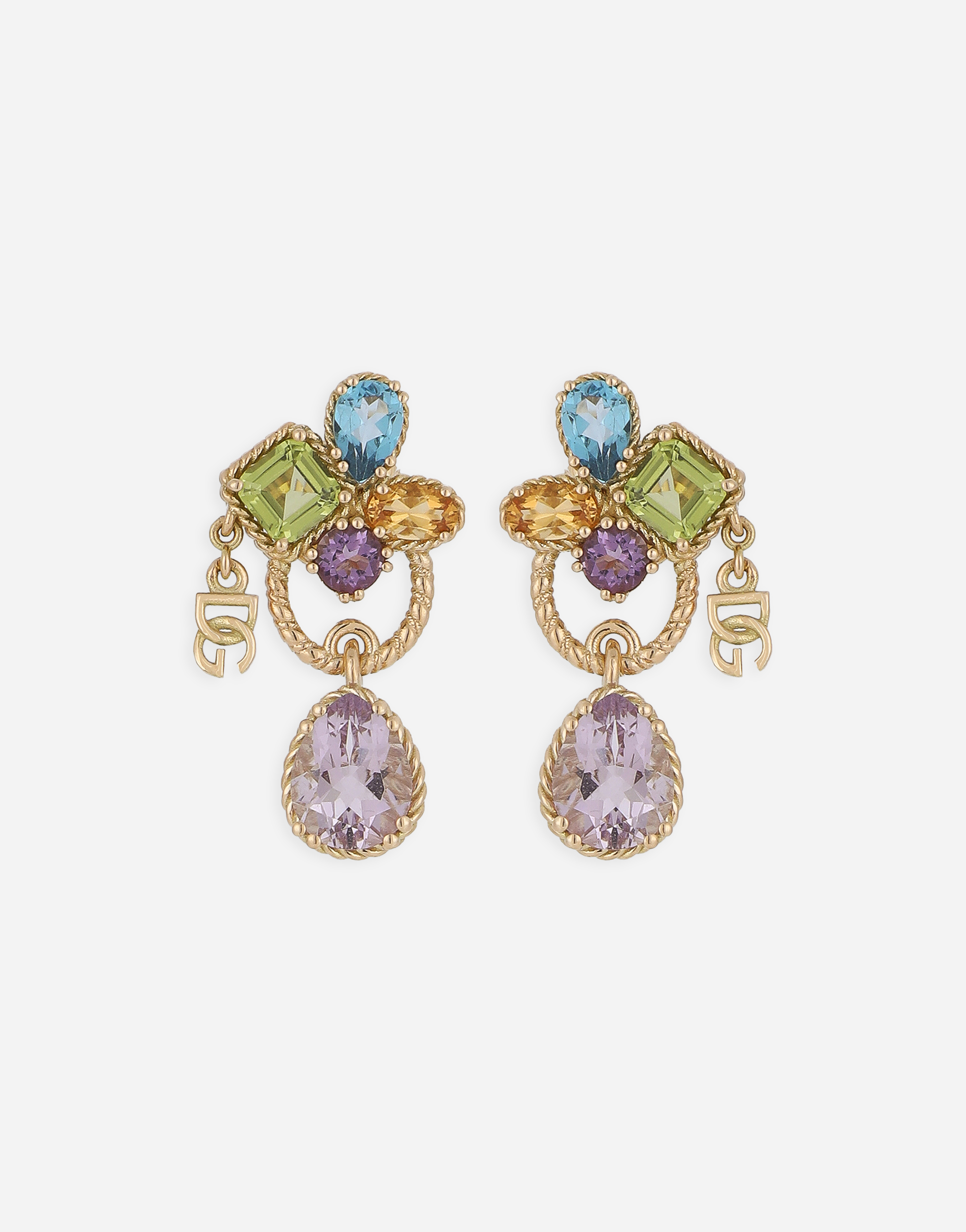 Dolce & Gabbana Orecchino Rainbow 10 - Woman Earrings Gold Gold Onesize