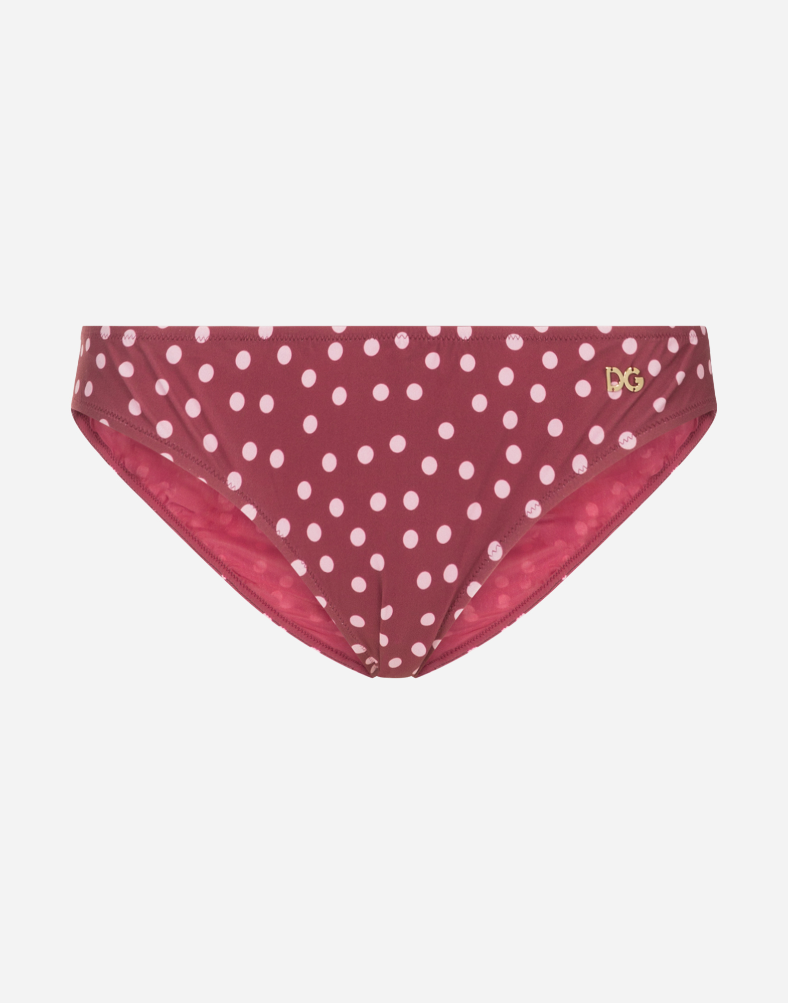 POLKA-DOT PRINT BIKINI BOTTOMS