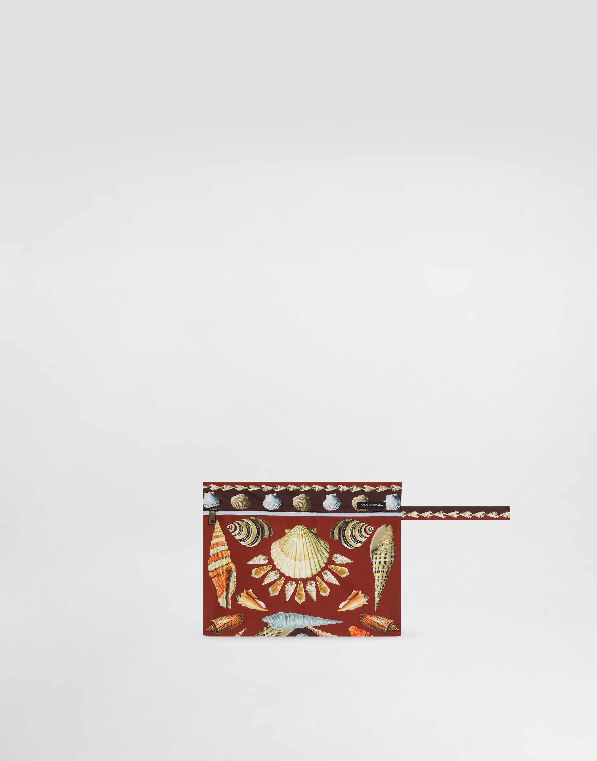 Shell-print medium swim boxer shorts