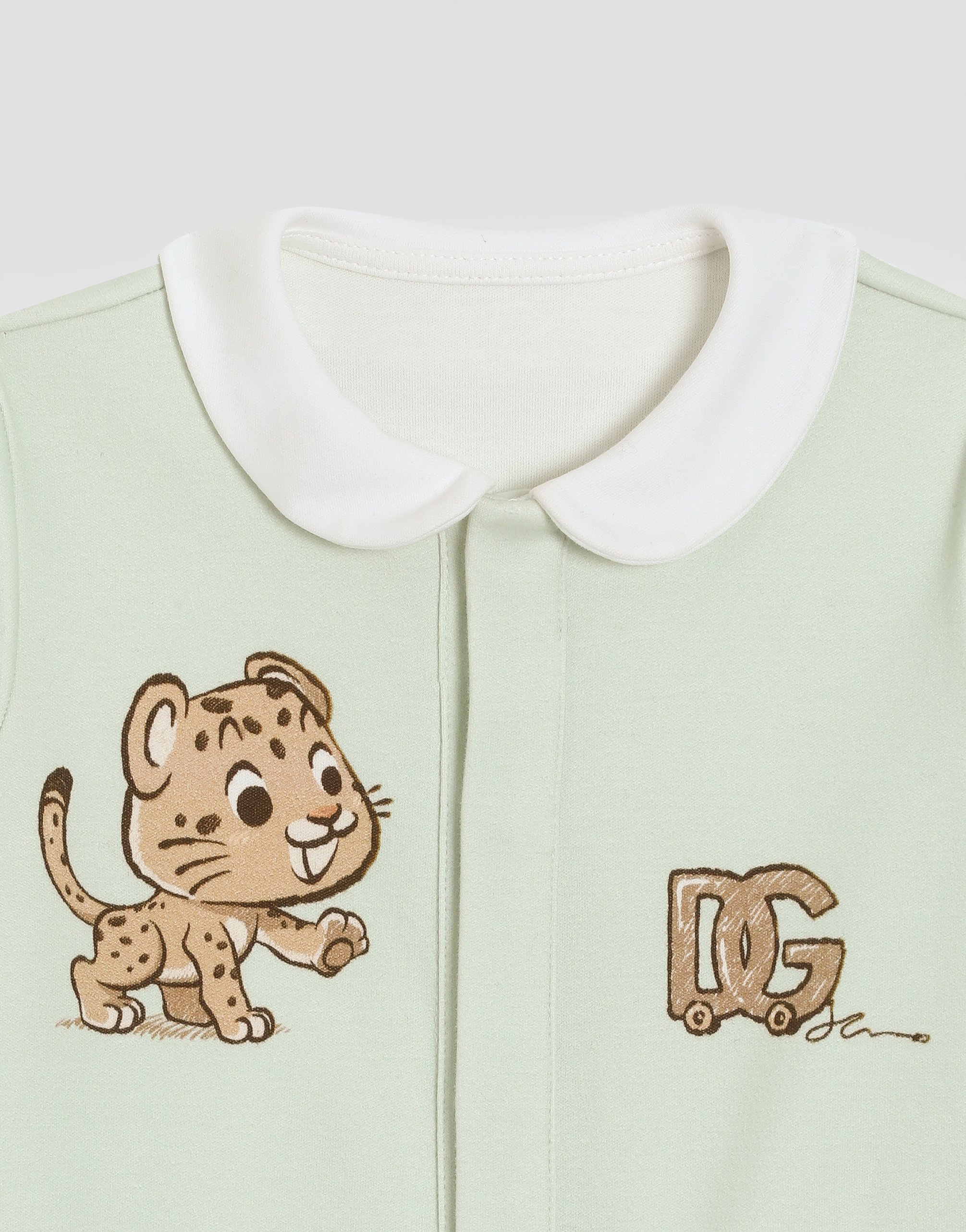 3-piece interlock gift set with leopard-print