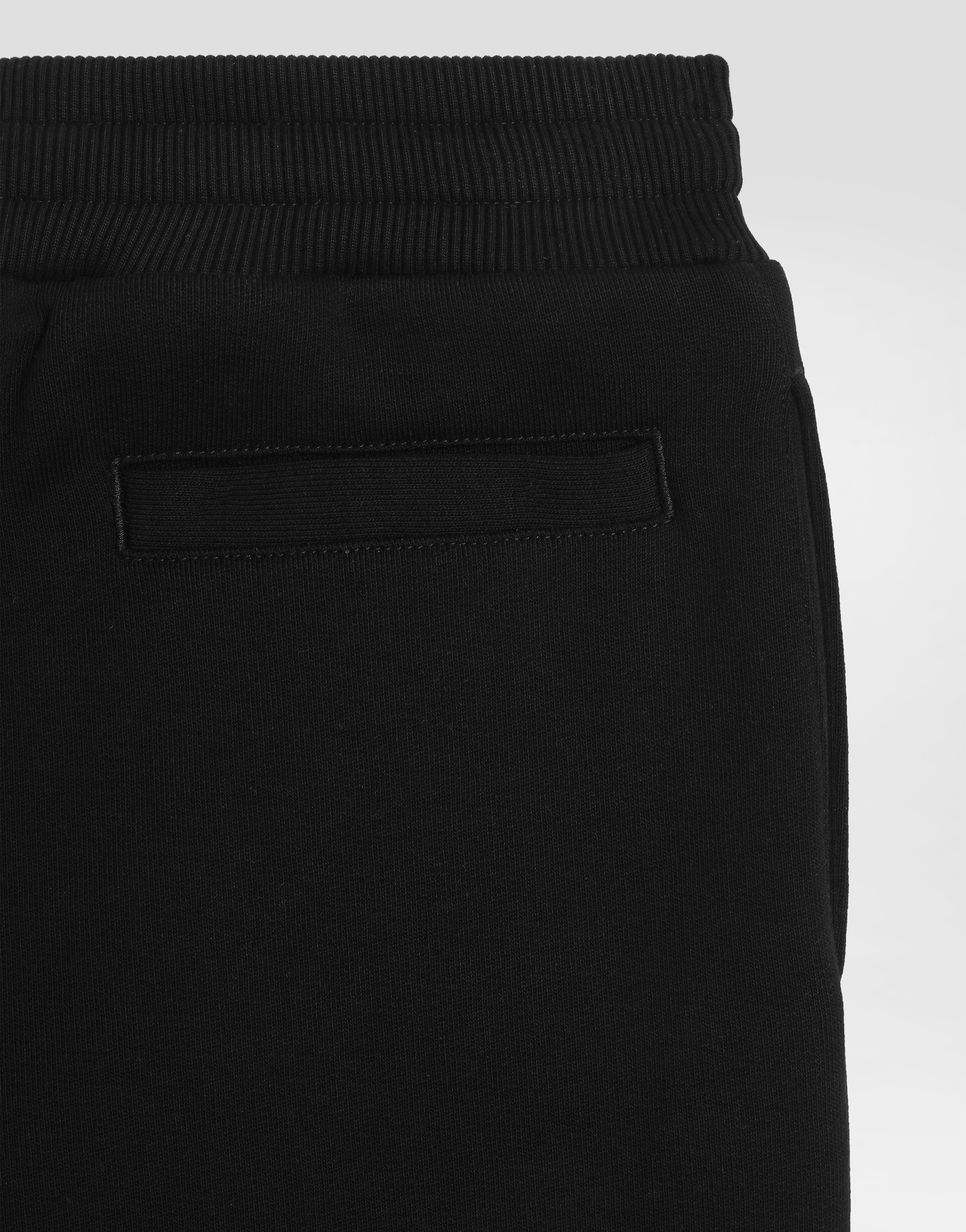 Fleece trousers with DG majolica-print embossed logo