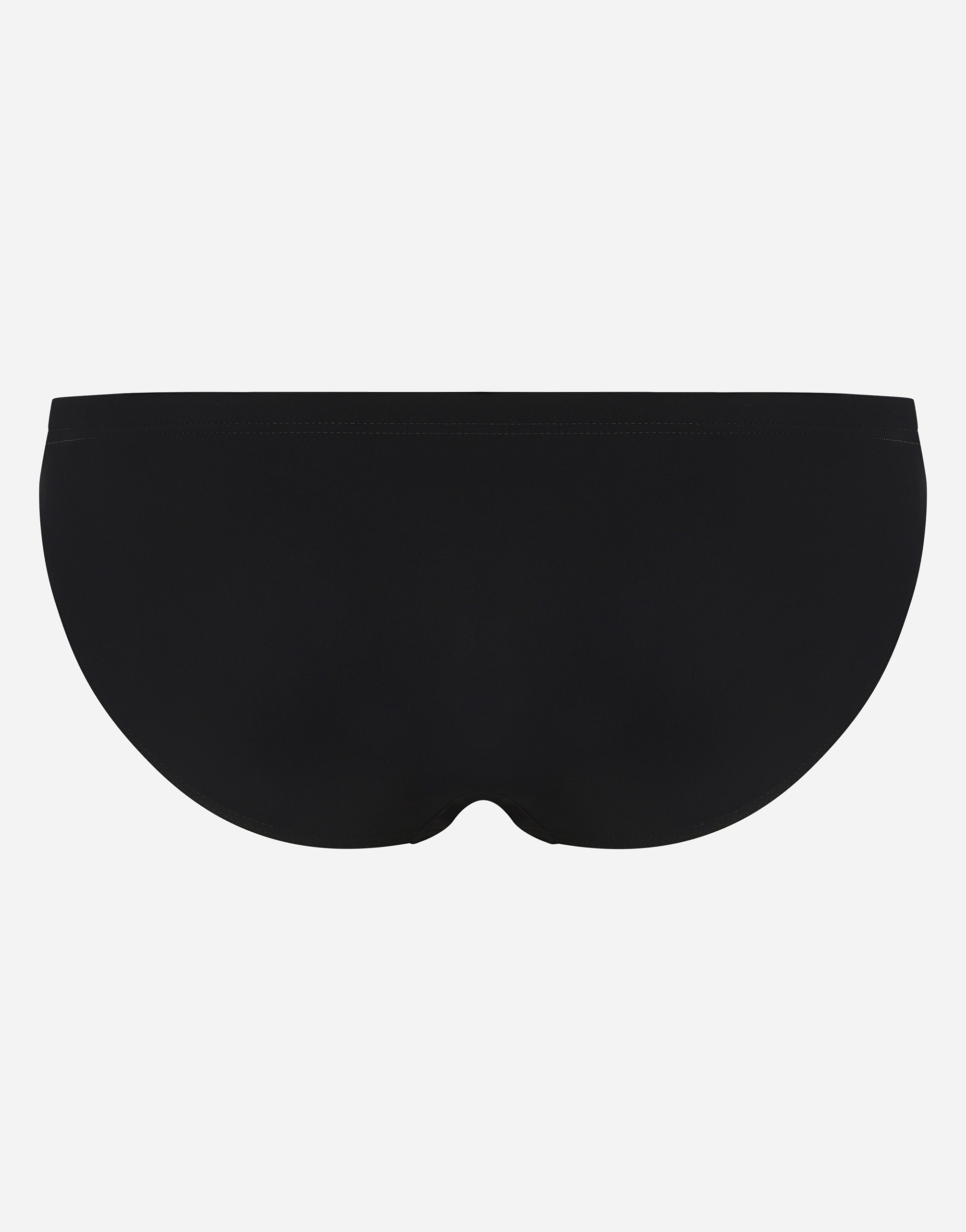 Dolce & Gabbana Swim Briefs With Dg Hardware In Black