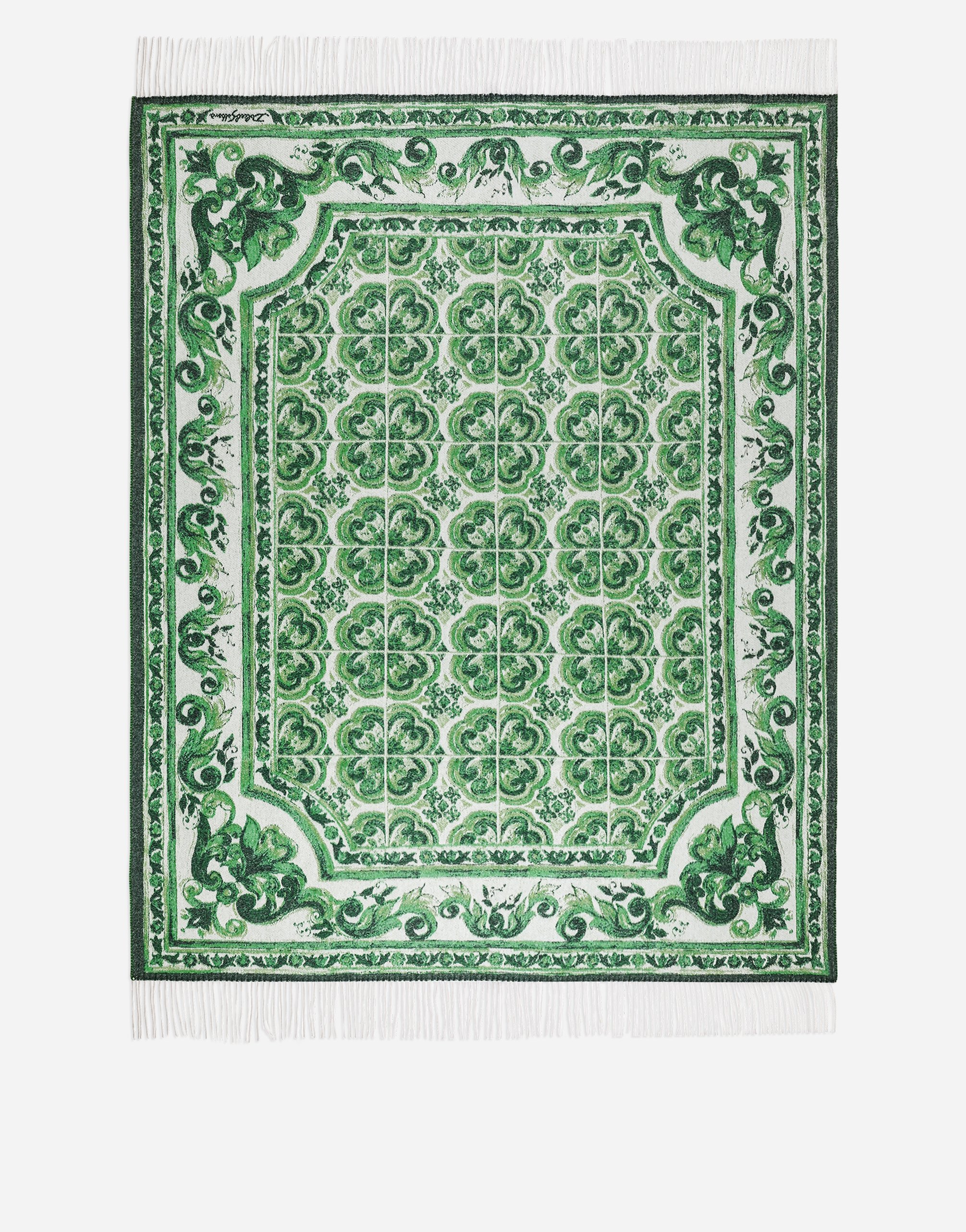 Dolce & Gabbana Plaid 140x180 Cm In Multicolor
