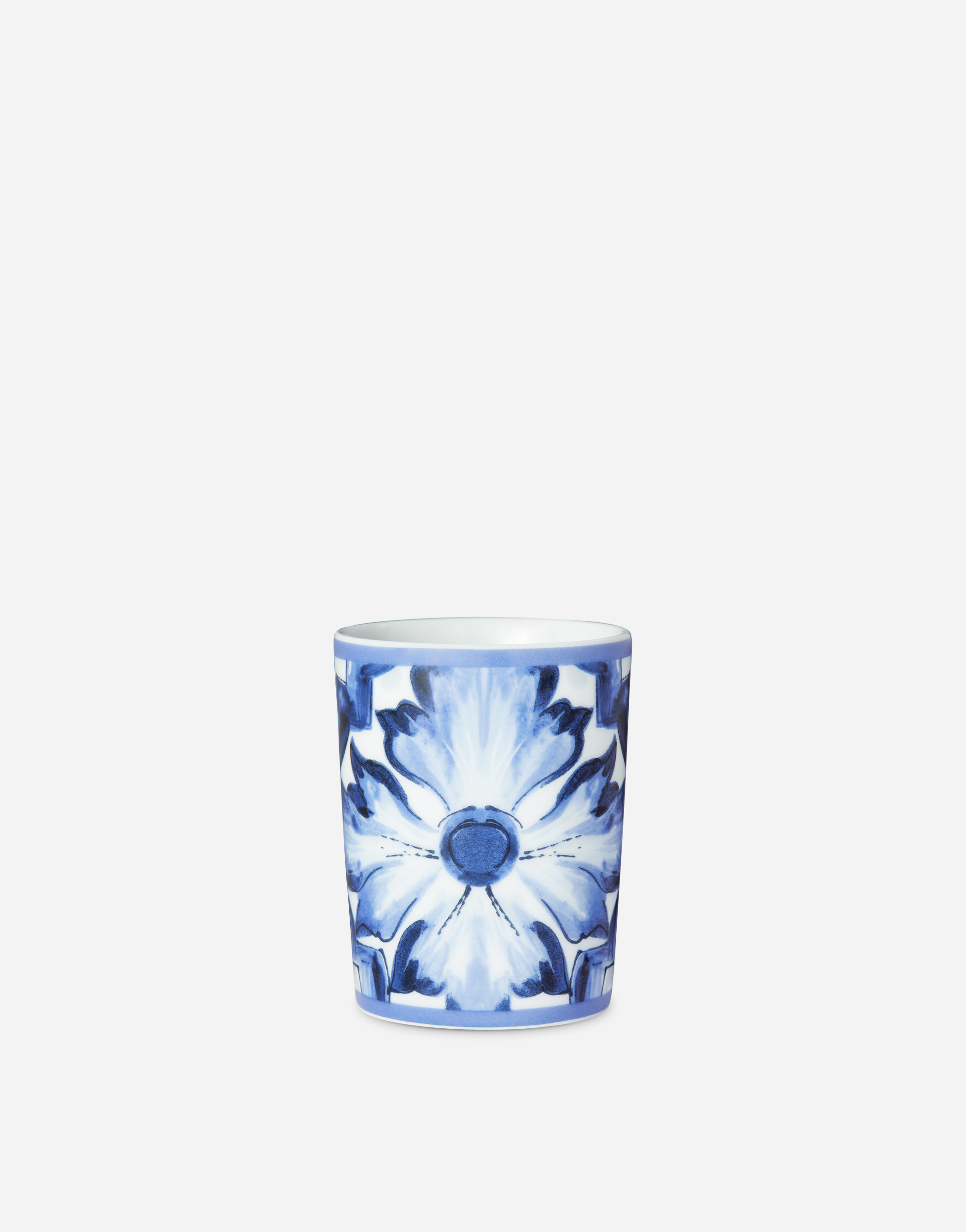 Dolce & Gabbana Porcelain Water Glass In Multicolor